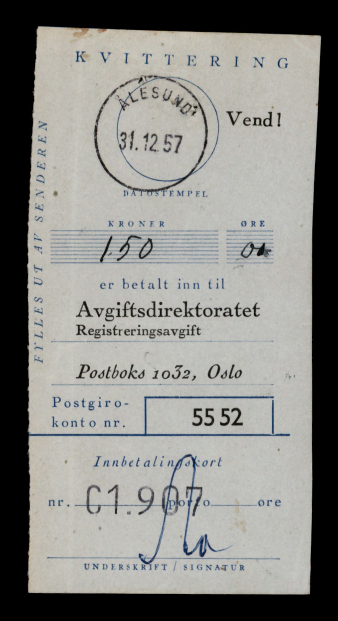 Møre og Romsdal vegkontor - Ålesund trafikkstasjon, AV/SAT-A-4099/F/Fe/L0042: Registreringskort for kjøretøy T 13906 - T 14079, 1927-1998, p. 2961