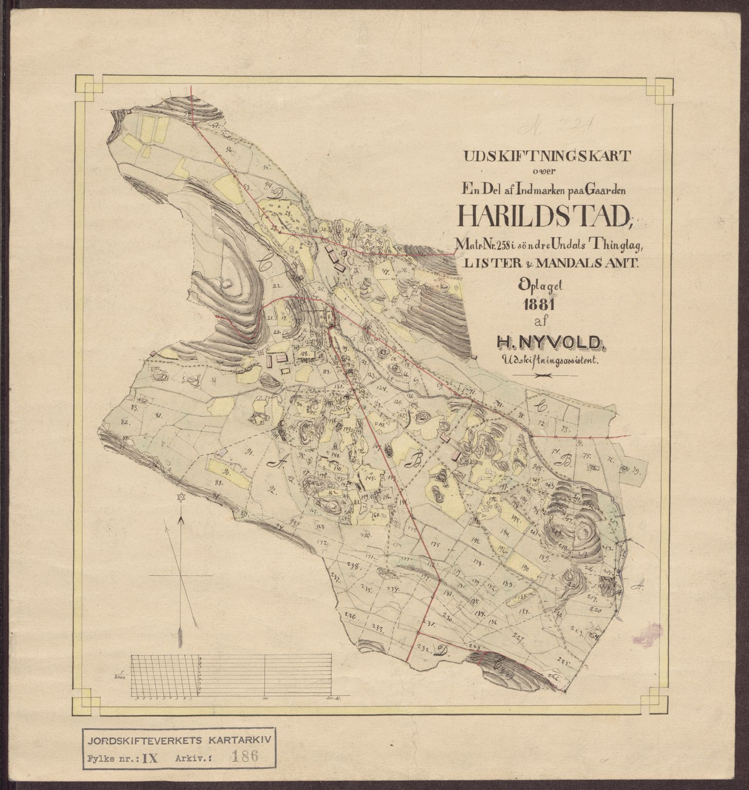 Jordskifteverkets kartarkiv, AV/RA-S-3929/T, 1859-1988, p. 229