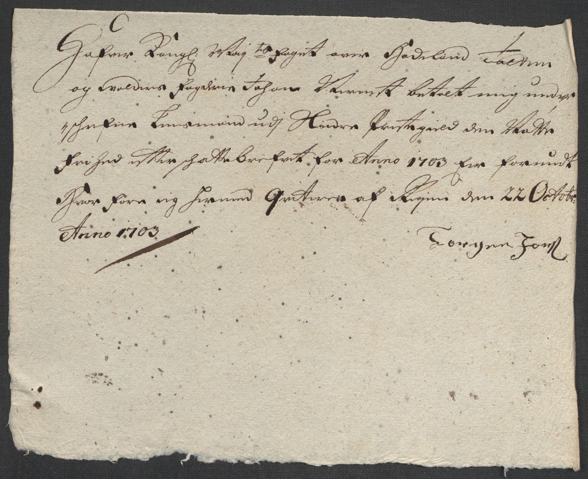 Rentekammeret inntil 1814, Reviderte regnskaper, Fogderegnskap, AV/RA-EA-4092/R18/L1301: Fogderegnskap Hadeland, Toten og Valdres, 1703, p. 169