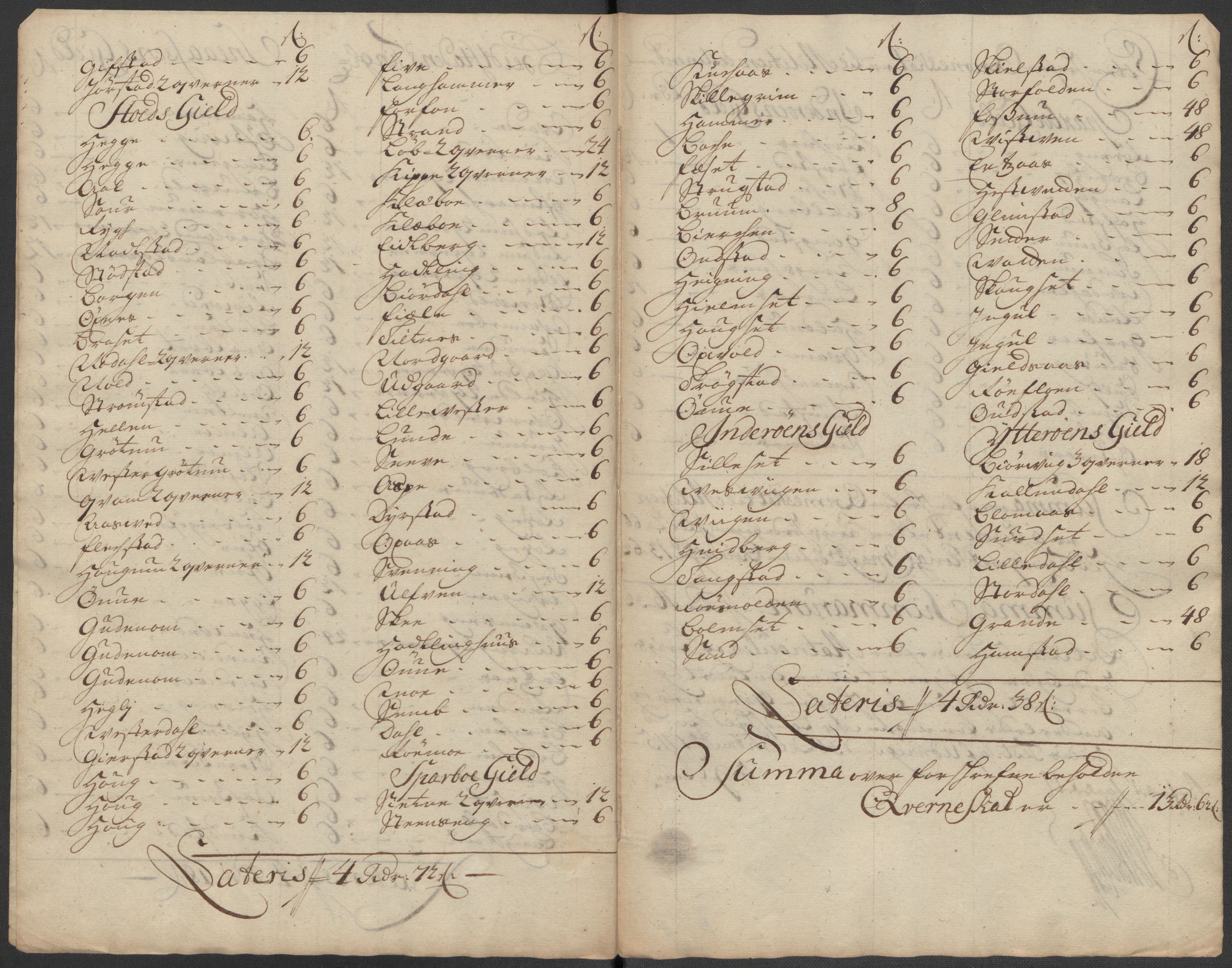 Rentekammeret inntil 1814, Reviderte regnskaper, Fogderegnskap, RA/EA-4092/R63/L4323: Fogderegnskap Inderøy, 1715, p. 175