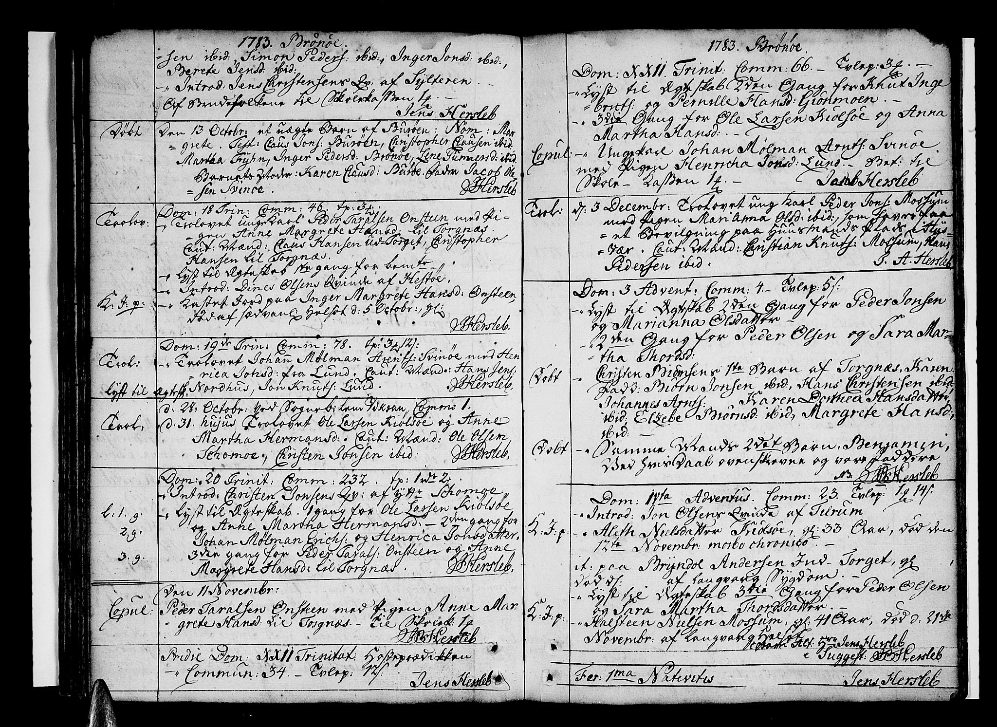 Ministerialprotokoller, klokkerbøker og fødselsregistre - Nordland, SAT/A-1459/813/L0195: Parish register (official) no. 813A05, 1752-1803, p. 103