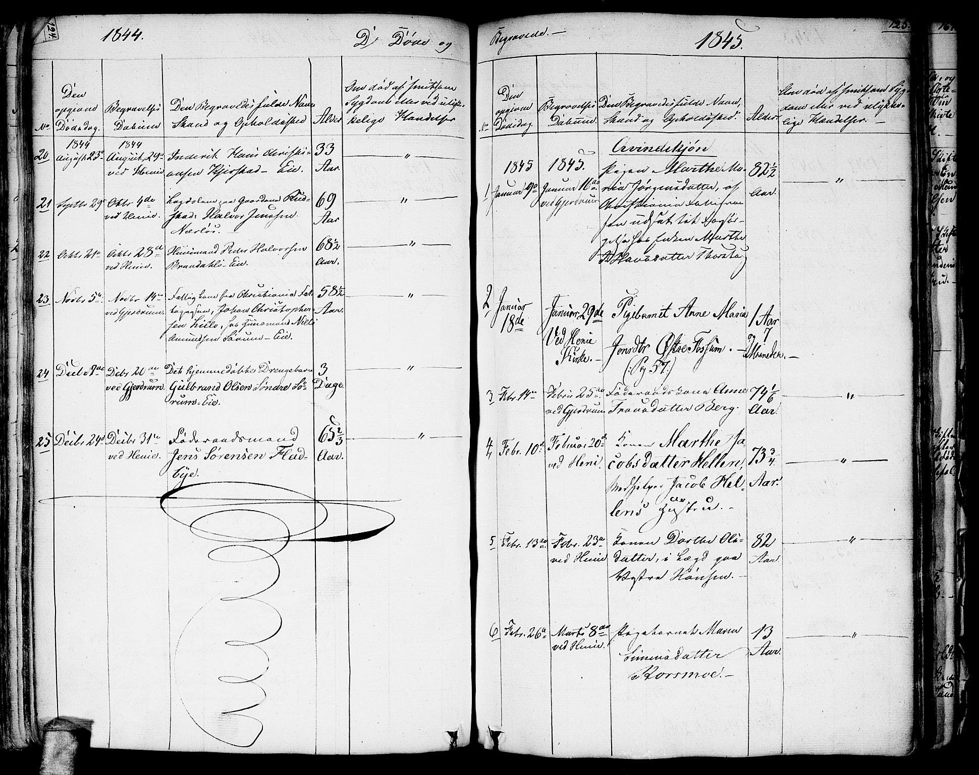 Gjerdrum prestekontor Kirkebøker, SAO/A-10412b/G/Ga/L0002: Parish register (copy) no. I 2, 1836-1850, p. 125