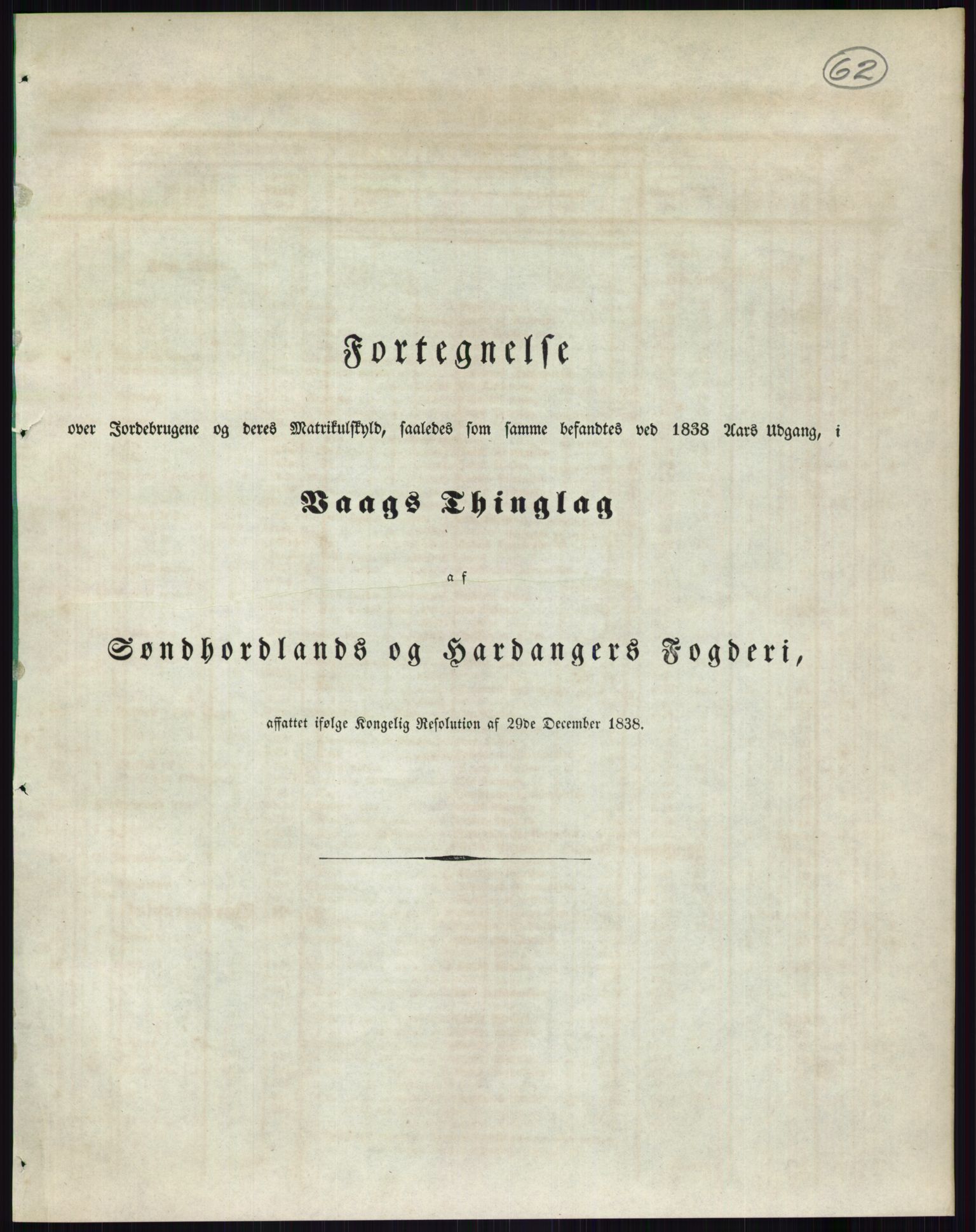 Andre publikasjoner, PUBL/PUBL-999/0002/0011: Bind 11 - Søndre Bergenhus amt: Sunnhordland og Hardanger fogderi, Stamhuset Rosendals gods og Lyse klosters gods, 1838, p. 105