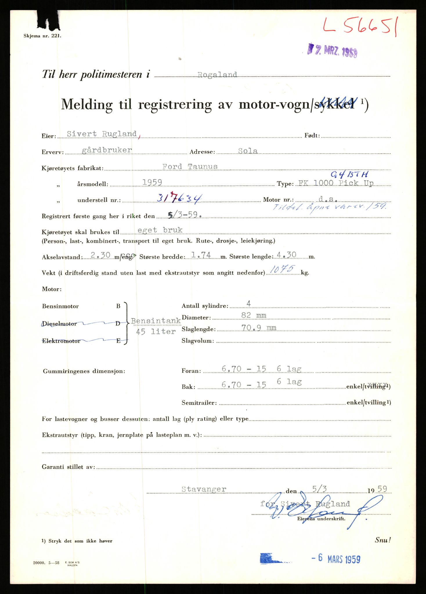 Stavanger trafikkstasjon, AV/SAST-A-101942/0/F/L0056: L-56500 - L-57199, 1930-1971, p. 448