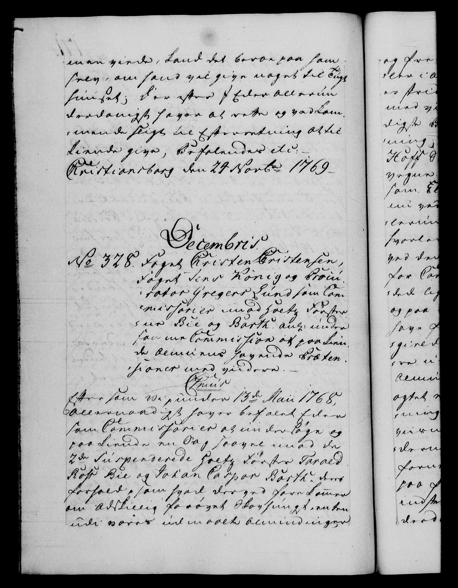 Danske Kanselli 1572-1799, RA/EA-3023/F/Fc/Fca/Fcab/L0039: Norske tegnelser, 1769-1771, p. 171b