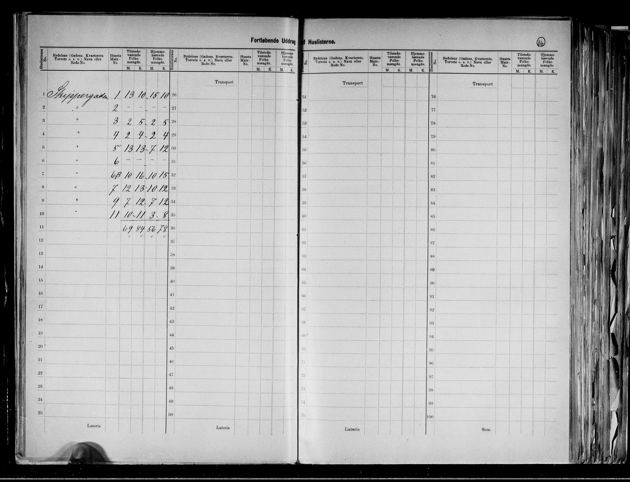 RA, 1891 census for 0301 Kristiania, 1891, p. 154