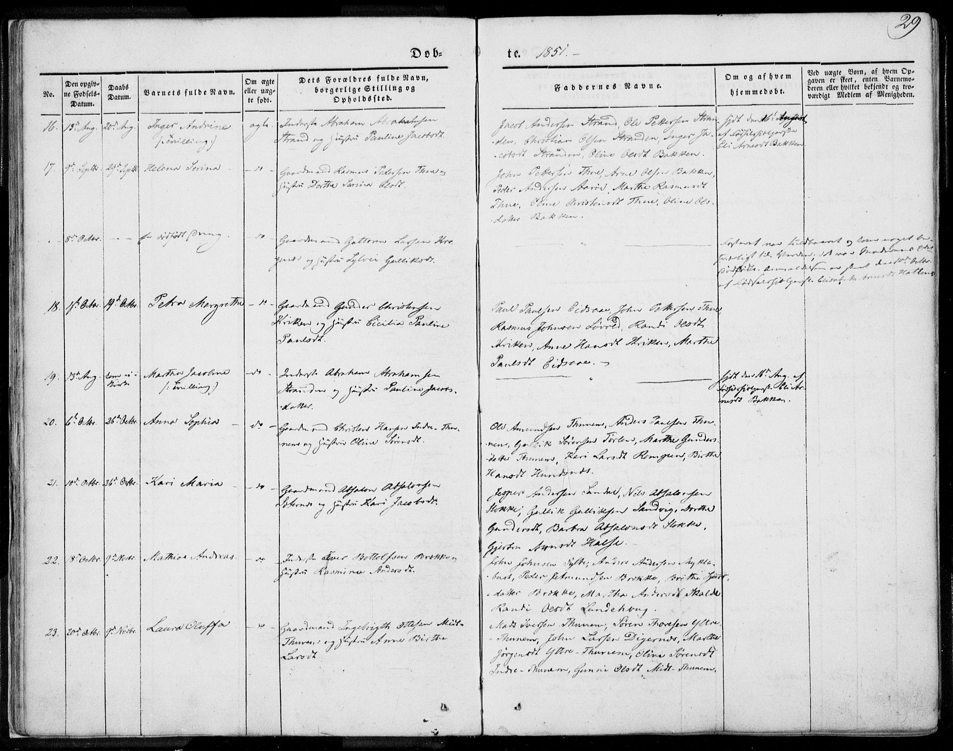 Ministerialprotokoller, klokkerbøker og fødselsregistre - Møre og Romsdal, AV/SAT-A-1454/501/L0006: Parish register (official) no. 501A06, 1844-1868, p. 29