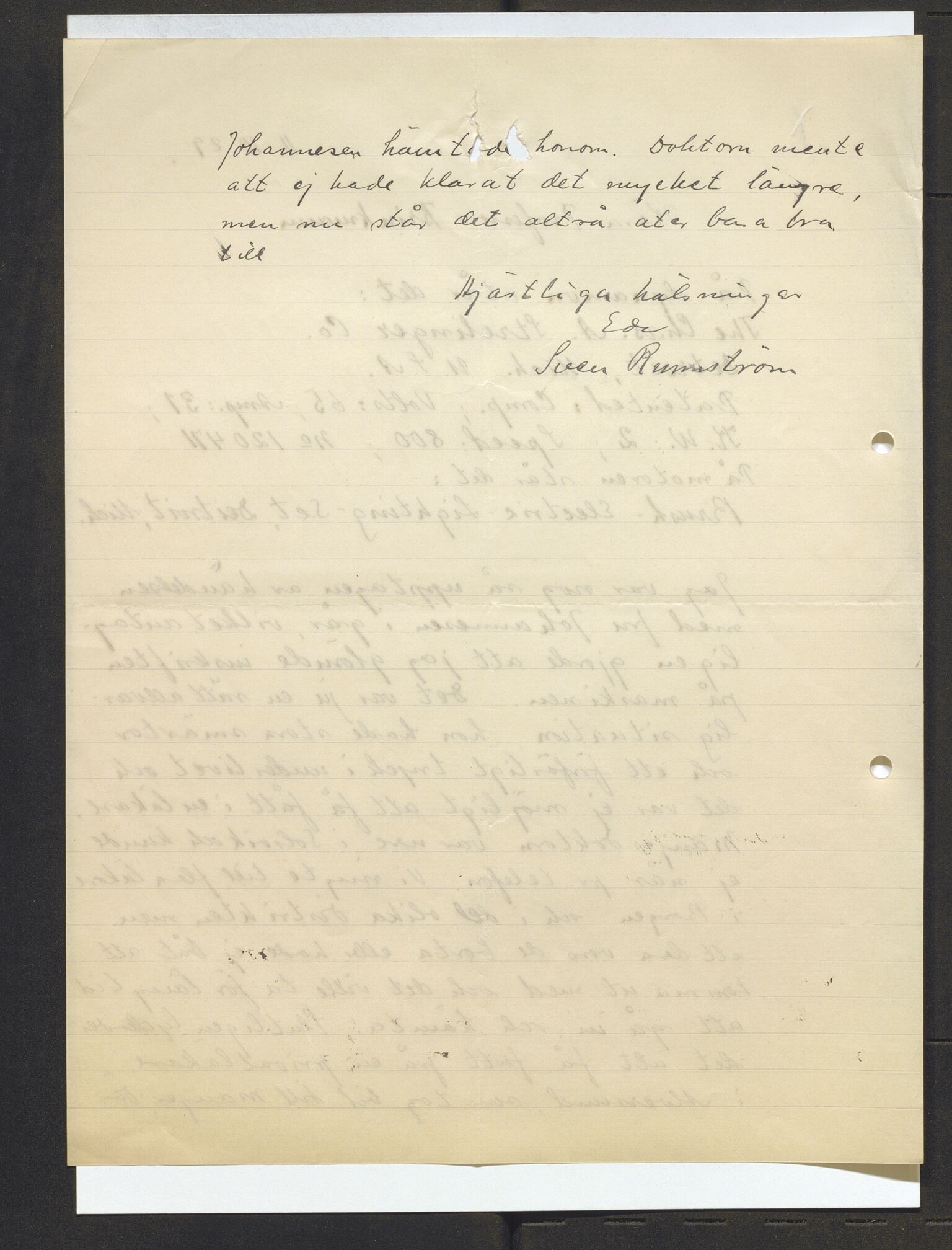 Bergens Museum, AV/SAB-A-17301/13/D/L0002: Korrespondanse , 1928-1940, p. 199