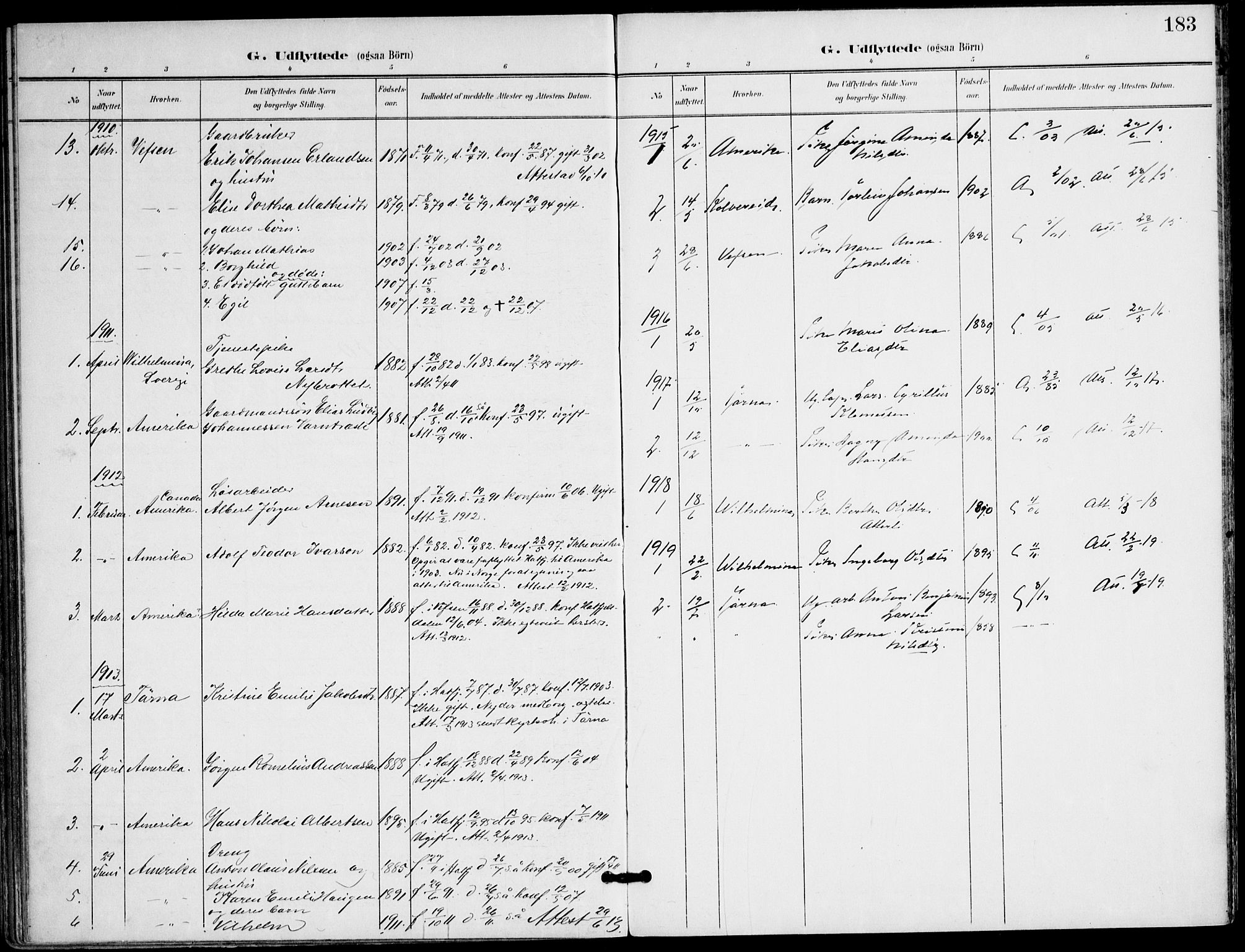 Ministerialprotokoller, klokkerbøker og fødselsregistre - Nordland, AV/SAT-A-1459/823/L0326: Parish register (official) no. 823A03, 1899-1919, p. 183