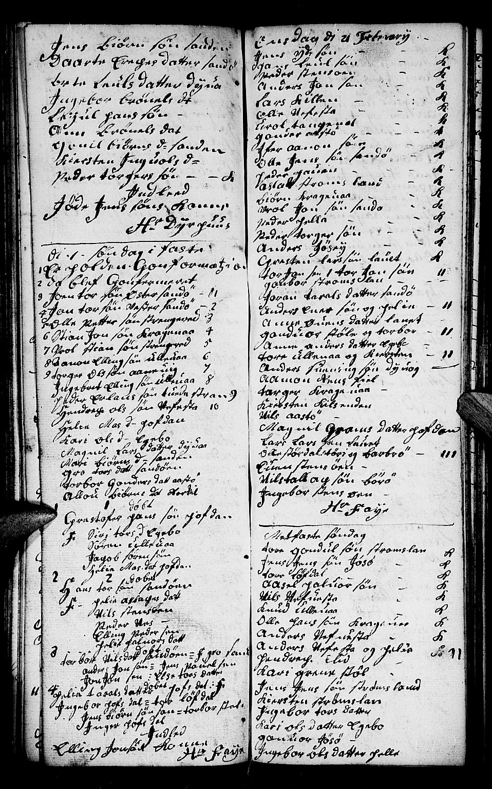 Dypvåg sokneprestkontor, AV/SAK-1111-0007/F/Fb/Fba/L0005: Parish register (copy) no. B 5, 1732-1746, p. 130