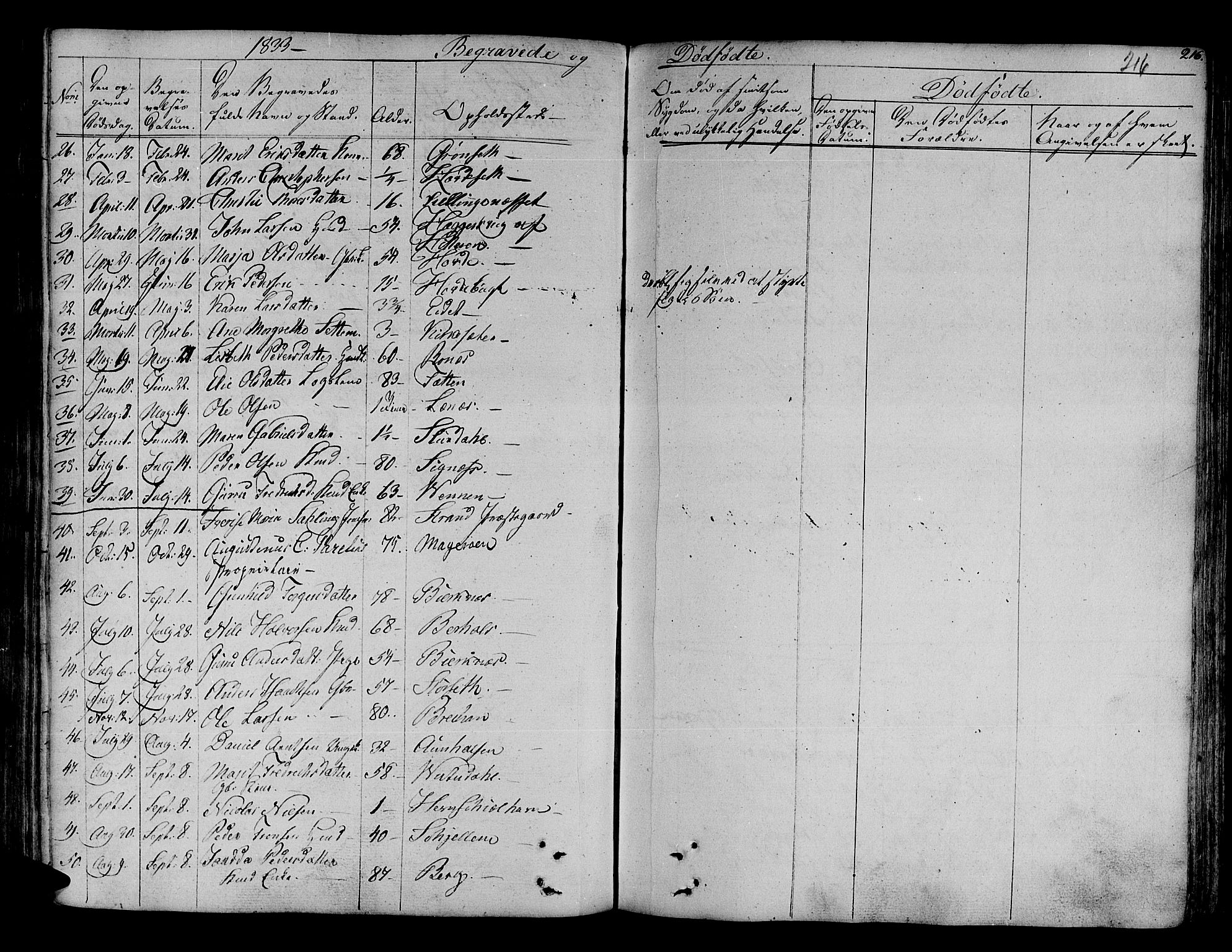 Ministerialprotokoller, klokkerbøker og fødselsregistre - Sør-Trøndelag, SAT/A-1456/630/L0492: Parish register (official) no. 630A05, 1830-1840, p. 216
