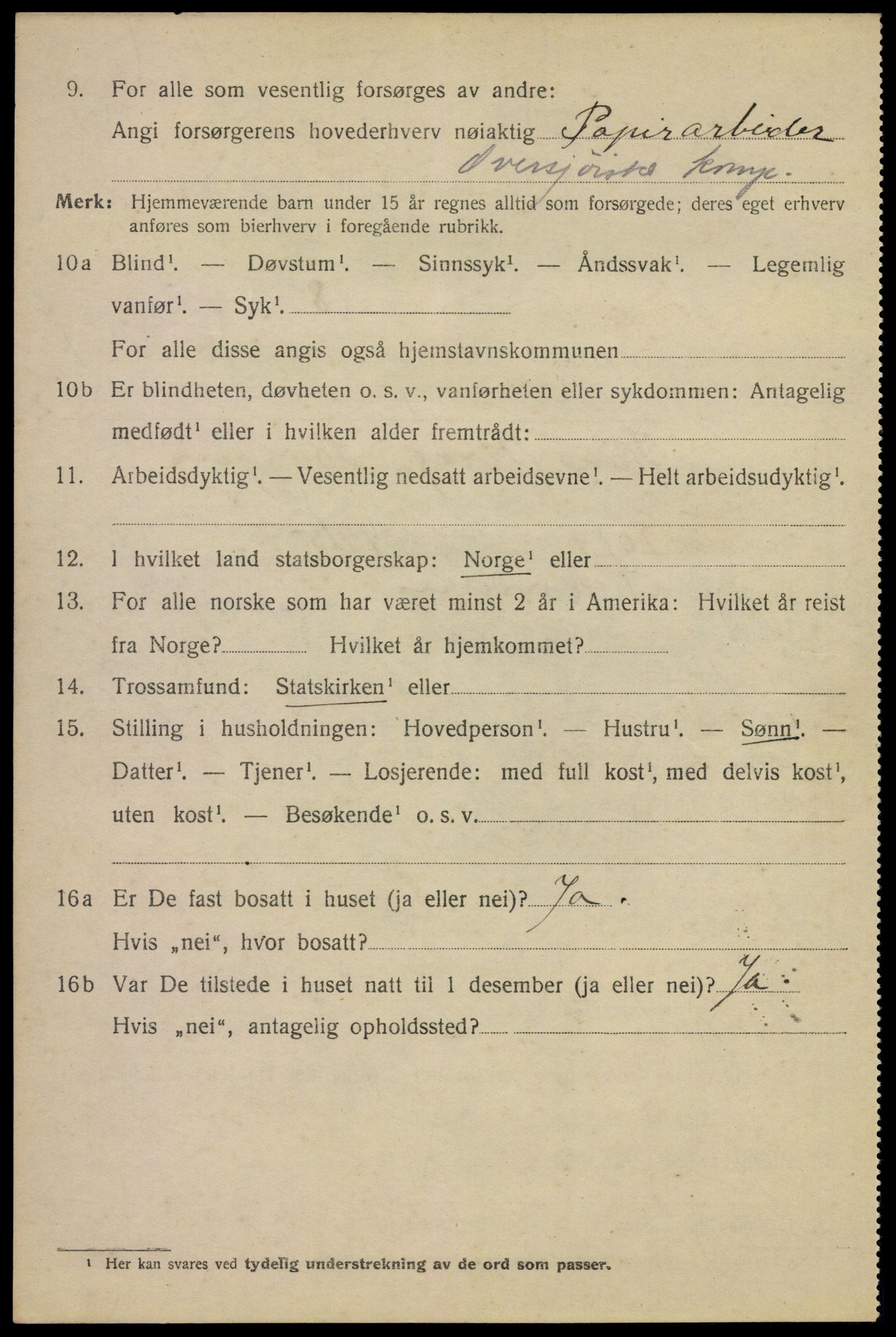 SAKO, 1920 census for Drammen, 1920, p. 22136