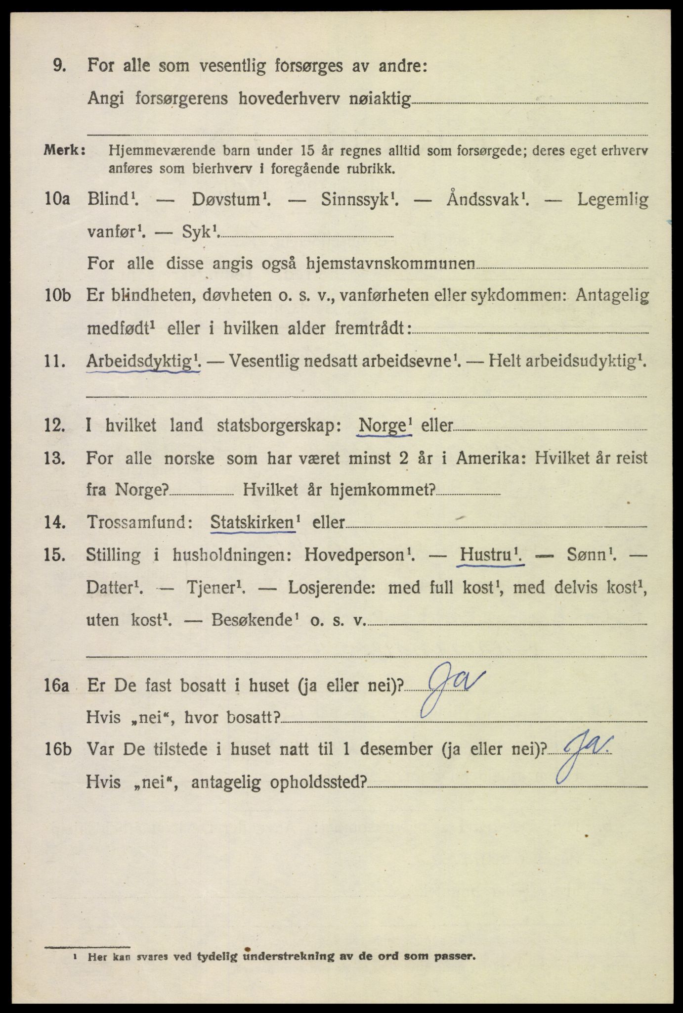 SAH, 1920 census for Romedal, 1920, p. 6946