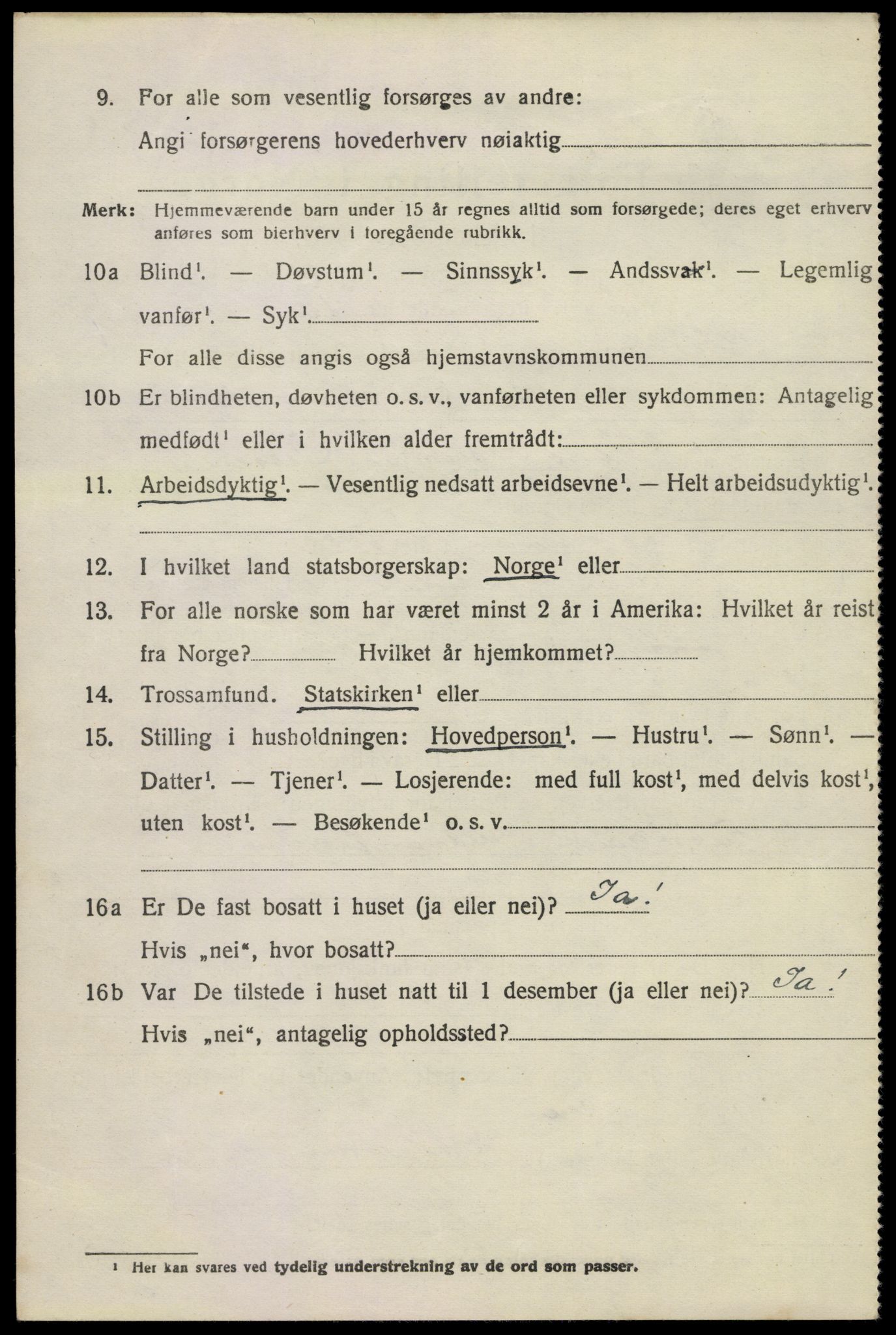 SAKO, 1920 census for Strømm, 1920, p. 570