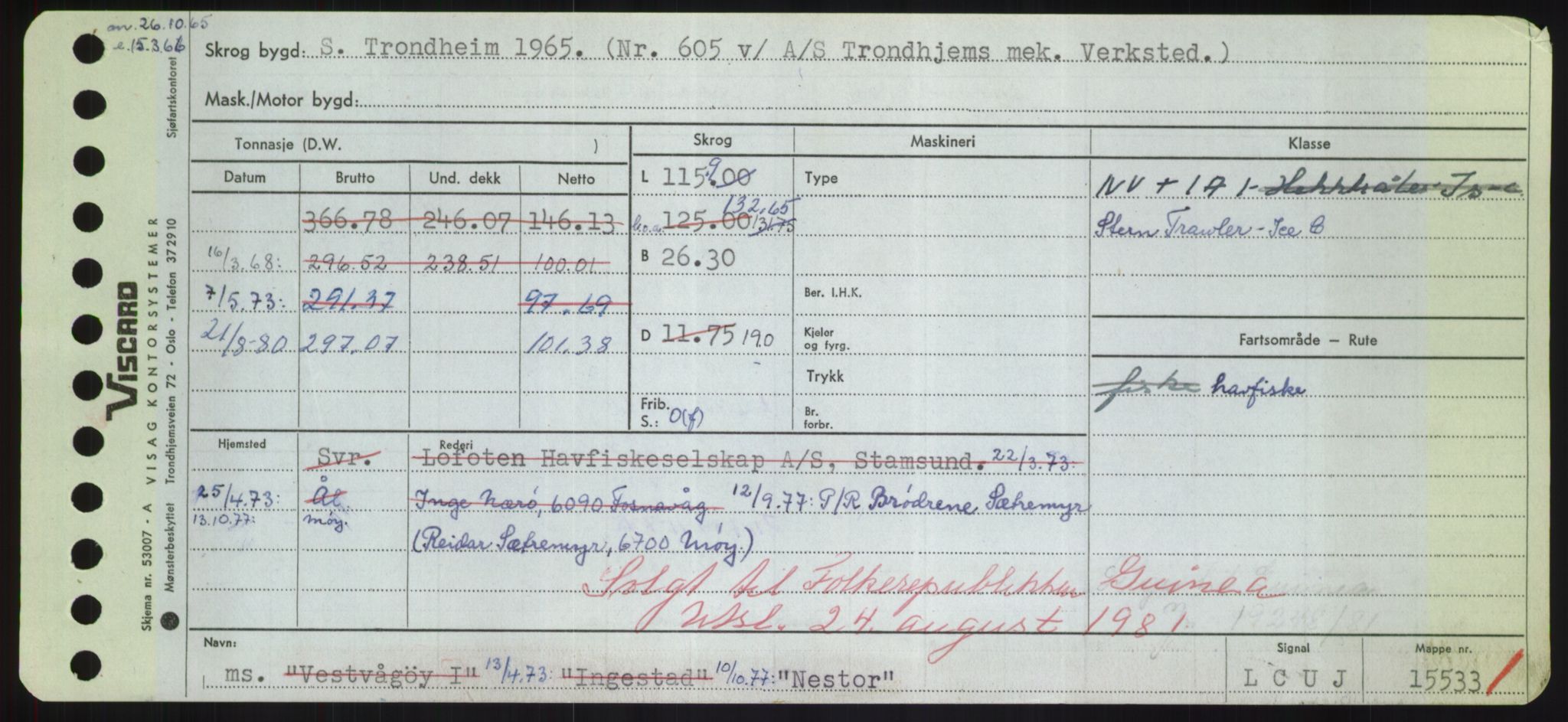 Sjøfartsdirektoratet med forløpere, Skipsmålingen, AV/RA-S-1627/H/Hd/L0026: Fartøy, N-Norhol, p. 155