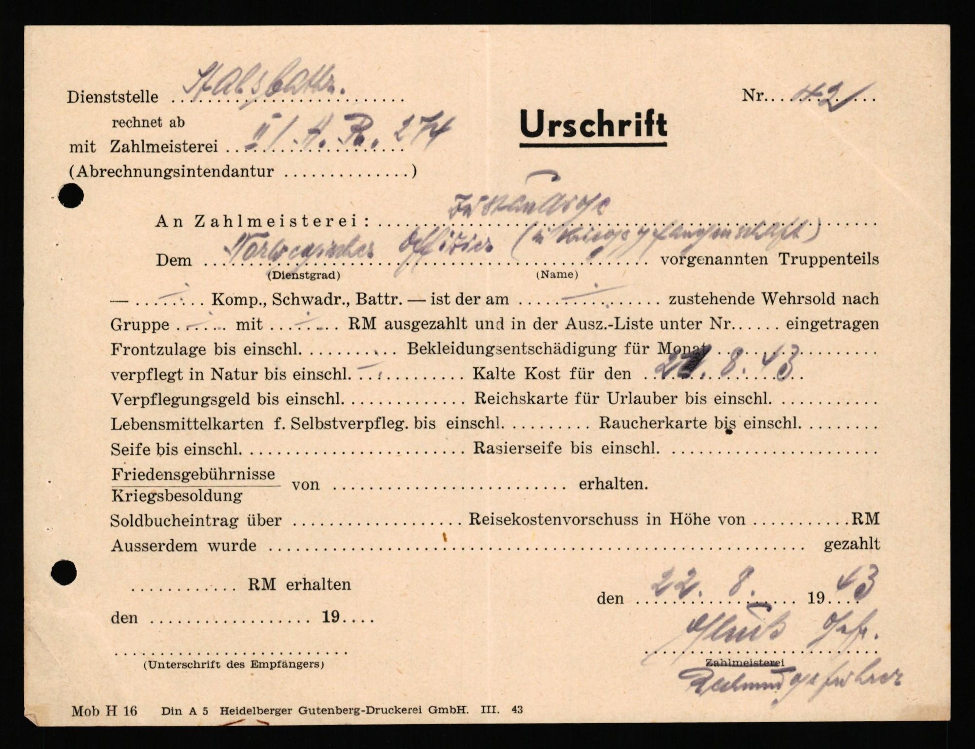 Forsvaret, Forsvarets krigshistoriske avdeling, AV/RA-RAFA-2017/Y/Yf/L0201: II-C-11-2102  -  Norske offiserer i krigsfangenskap, 1940-1945, p. 168