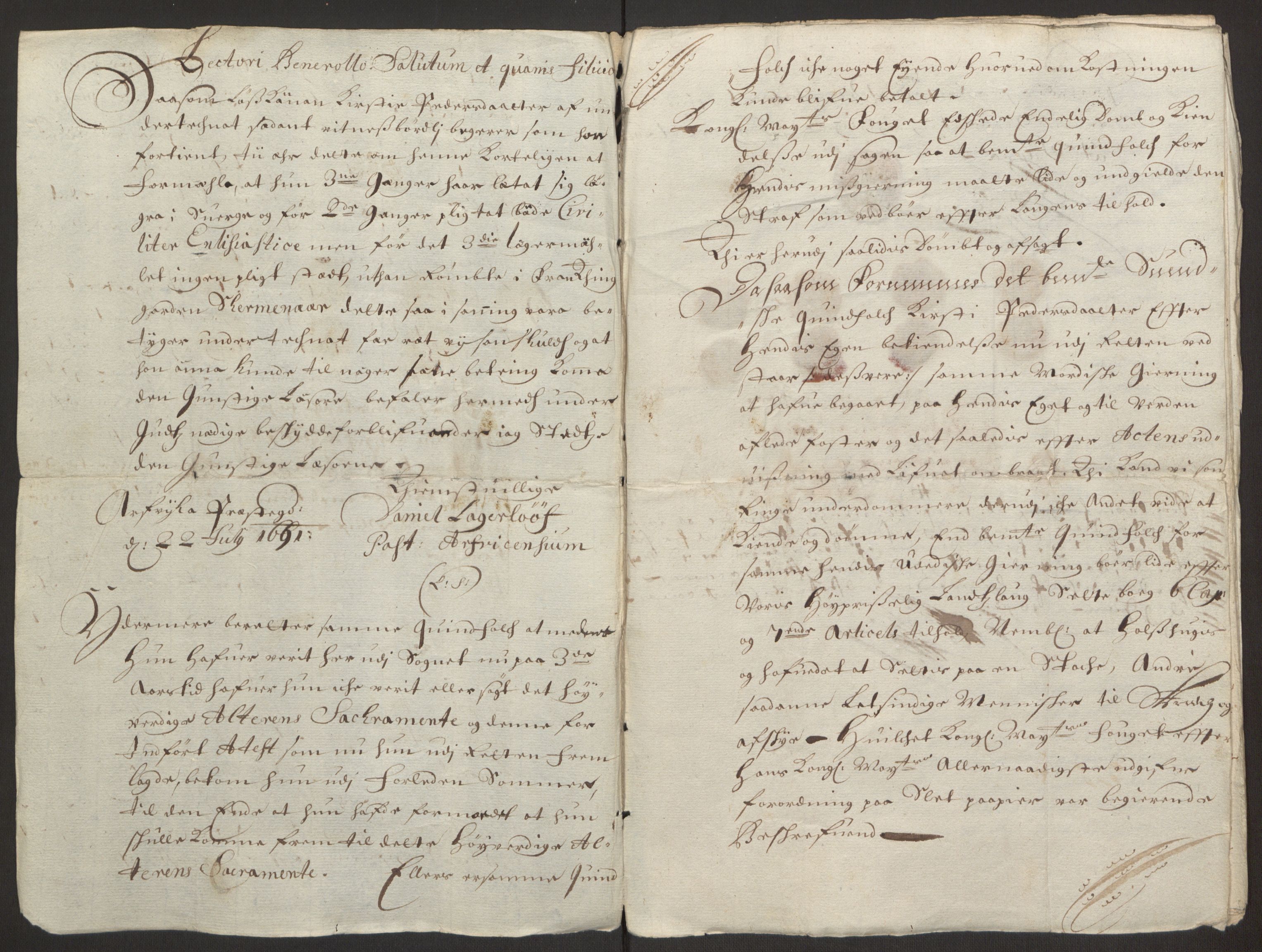 Rentekammeret inntil 1814, Reviderte regnskaper, Fogderegnskap, AV/RA-EA-4092/R13/L0830: Fogderegnskap Solør, Odal og Østerdal, 1692, p. 337