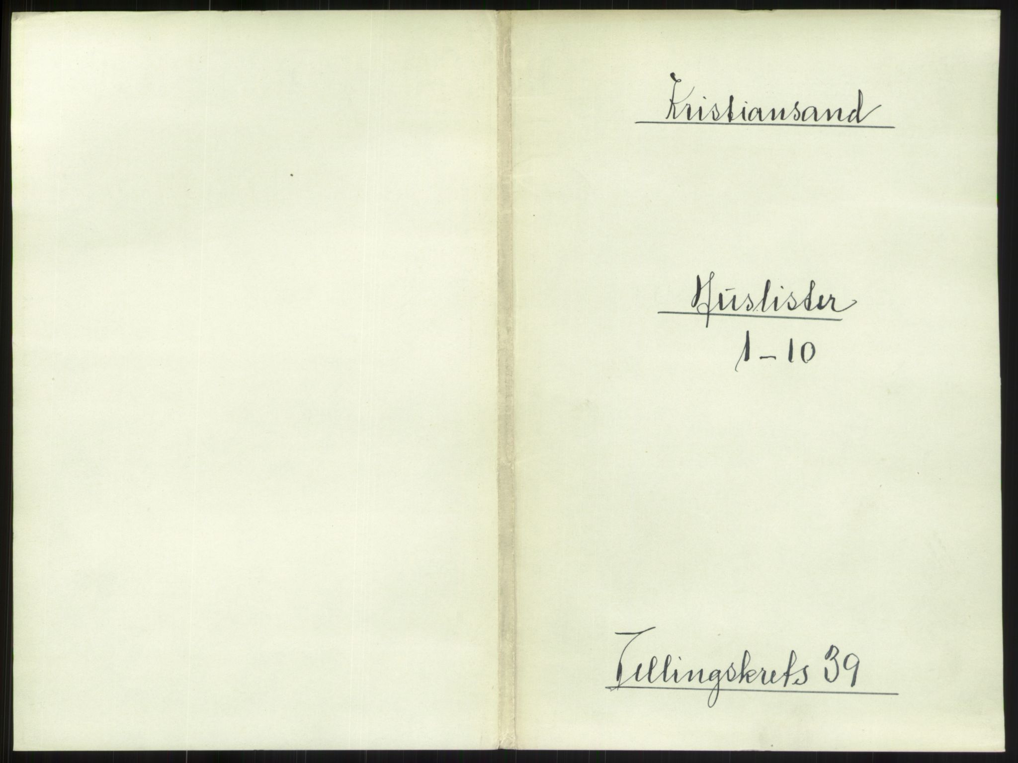 RA, 1891 census for 1001 Kristiansand, 1891, p. 2126