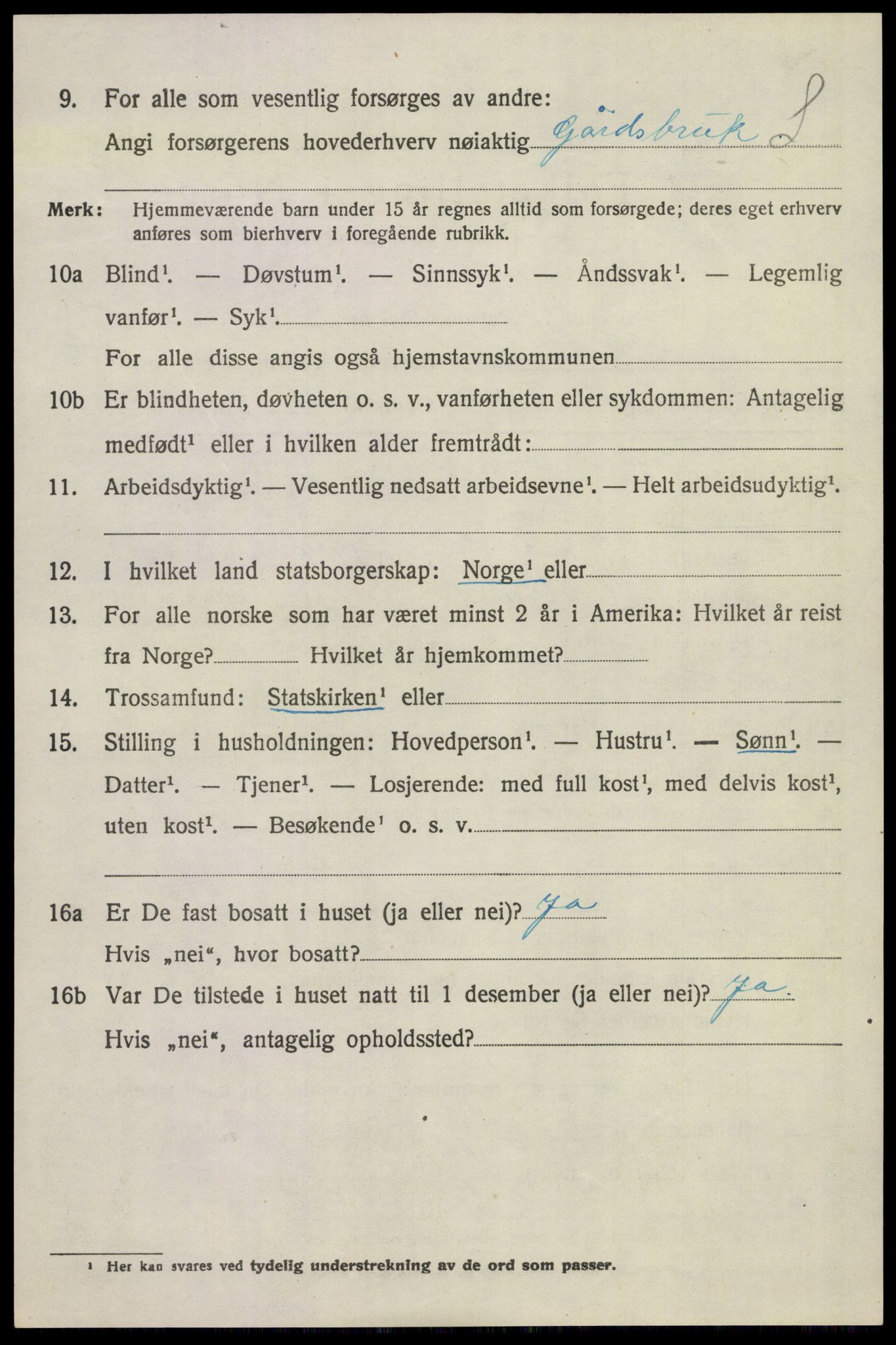 SAKO, 1920 census for Hedrum, 1920, p. 8820