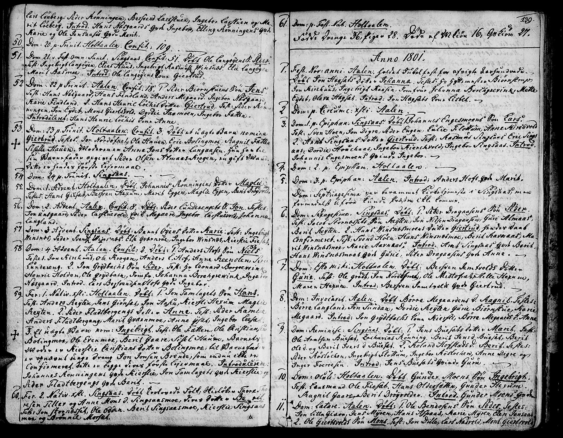 Ministerialprotokoller, klokkerbøker og fødselsregistre - Sør-Trøndelag, SAT/A-1456/685/L0952: Parish register (official) no. 685A01, 1745-1804, p. 139