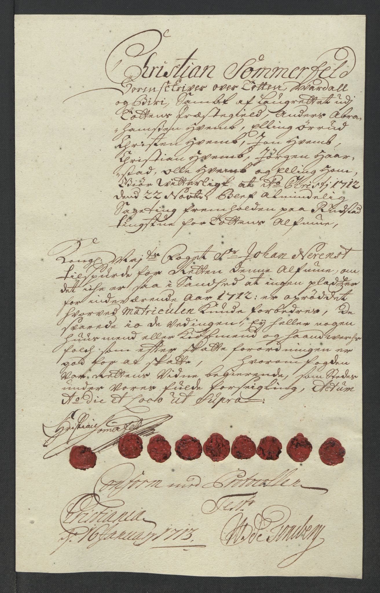 Rentekammeret inntil 1814, Reviderte regnskaper, Fogderegnskap, AV/RA-EA-4092/R18/L1309: Fogderegnskap Hadeland, Toten og Valdres, 1712, p. 221