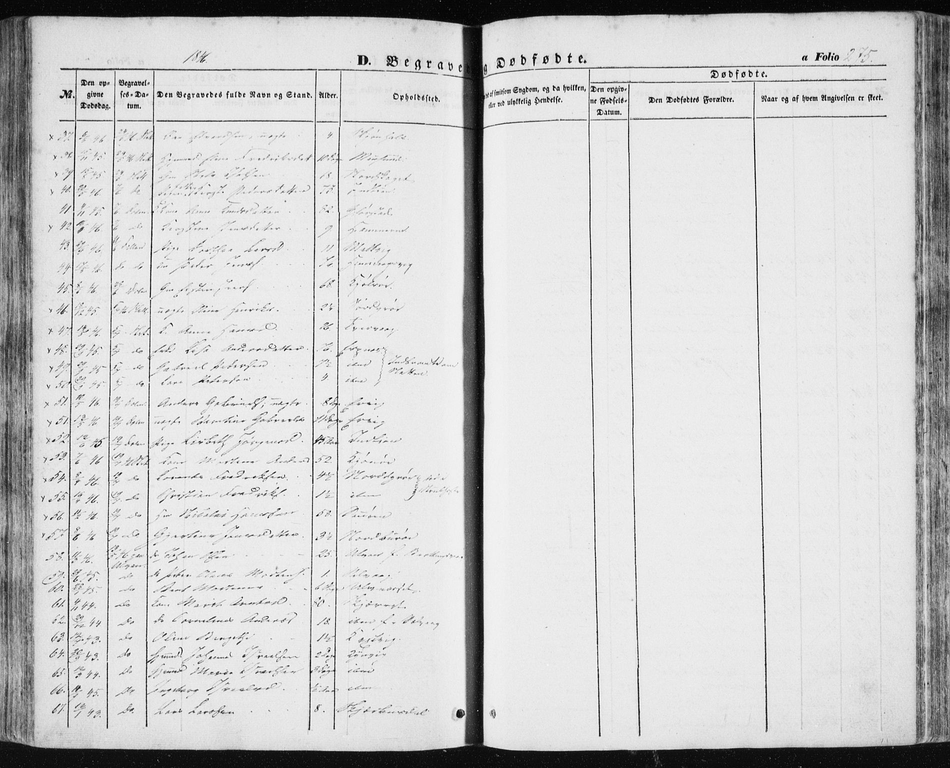 Ministerialprotokoller, klokkerbøker og fødselsregistre - Sør-Trøndelag, AV/SAT-A-1456/634/L0529: Parish register (official) no. 634A05, 1843-1851, p. 275