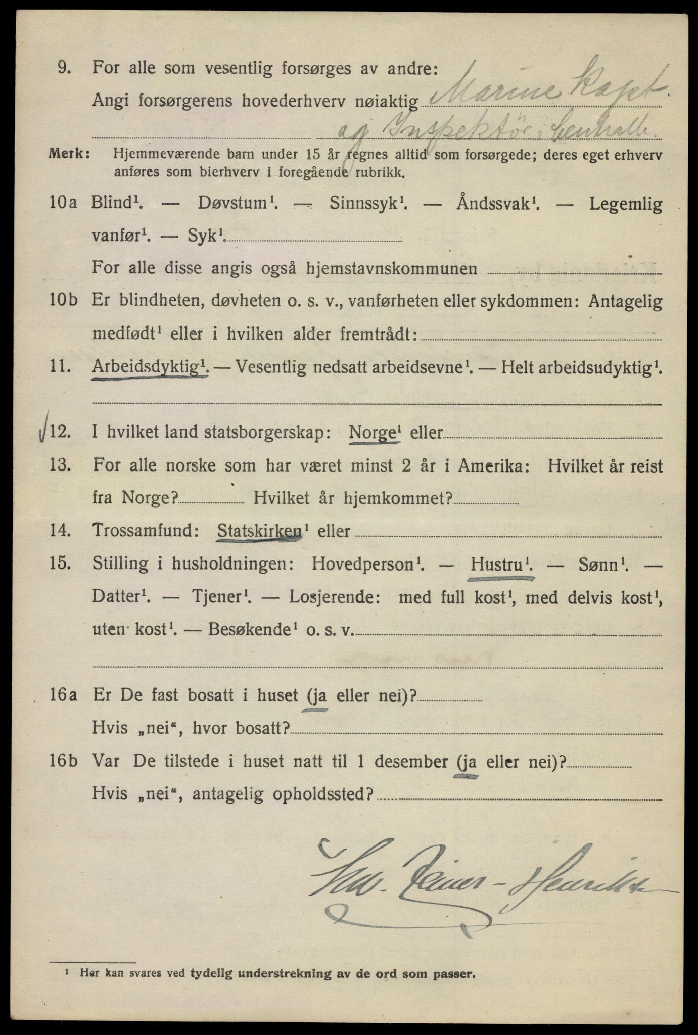 SAO, 1920 census for Kristiania, 1920, p. 233478