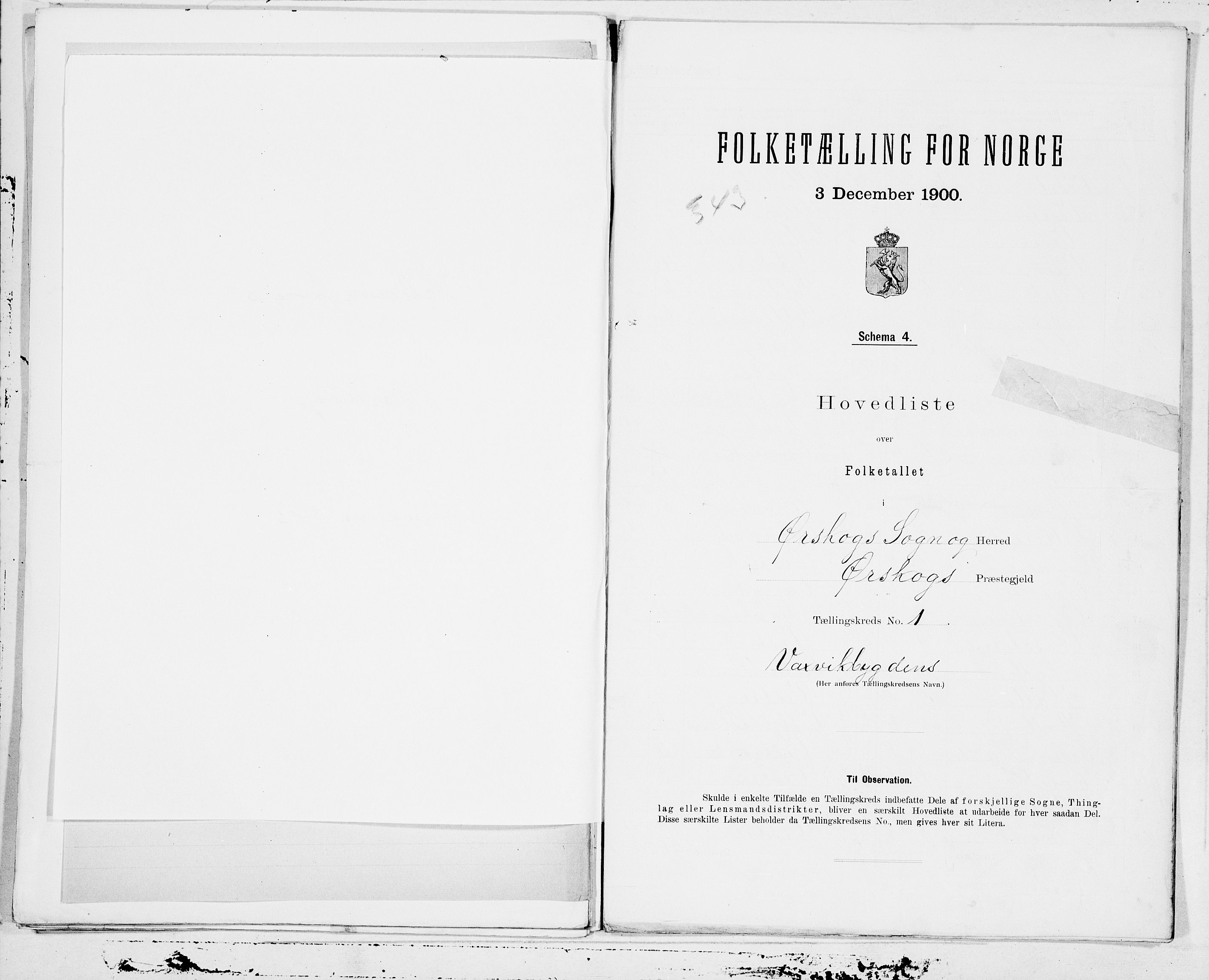 SAT, 1900 census for Ørskog, 1900, p. 2