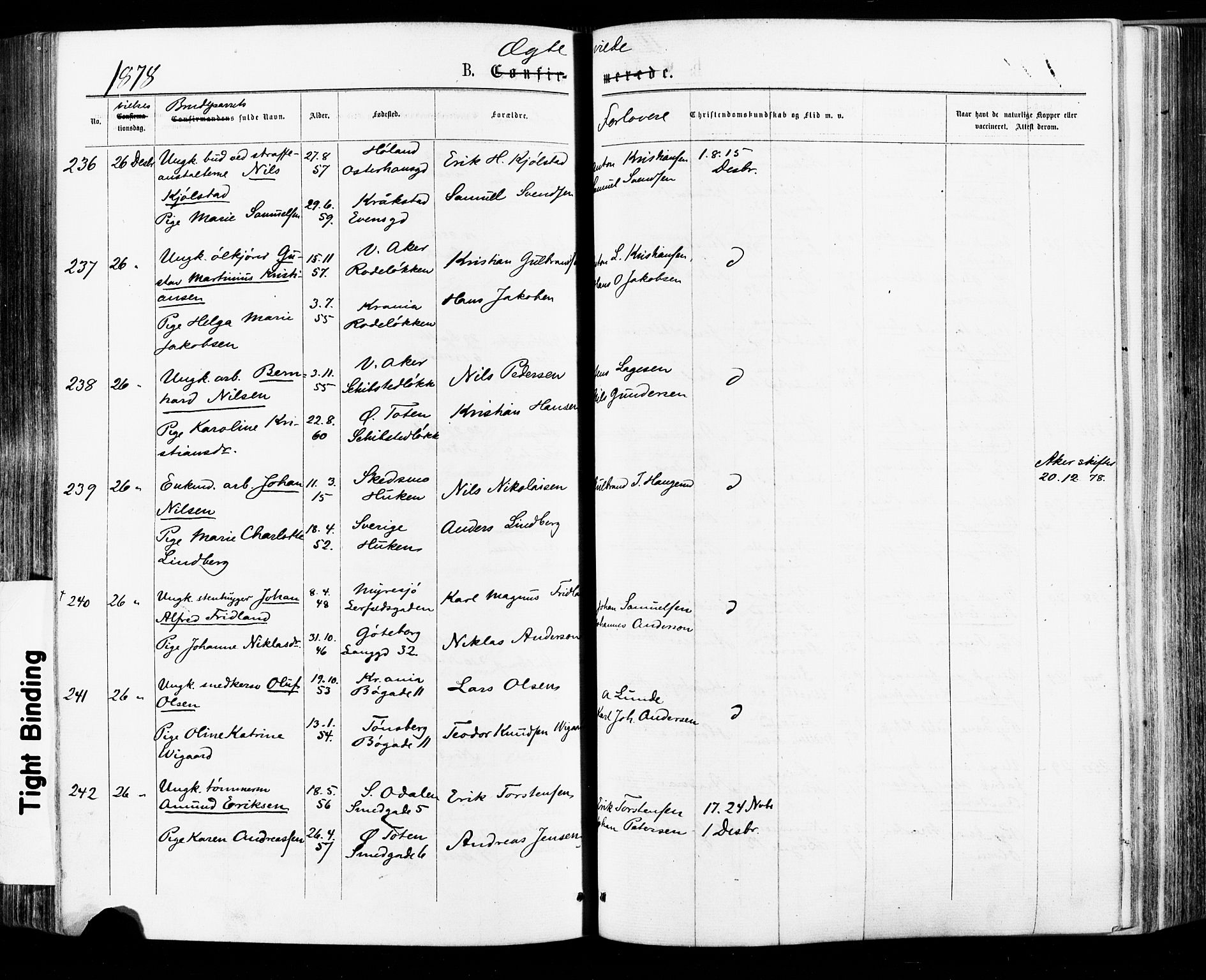 Østre Aker prestekontor Kirkebøker, AV/SAO-A-10840/F/Fa/L0004: Parish register (official) no. I 4, 1876-1889