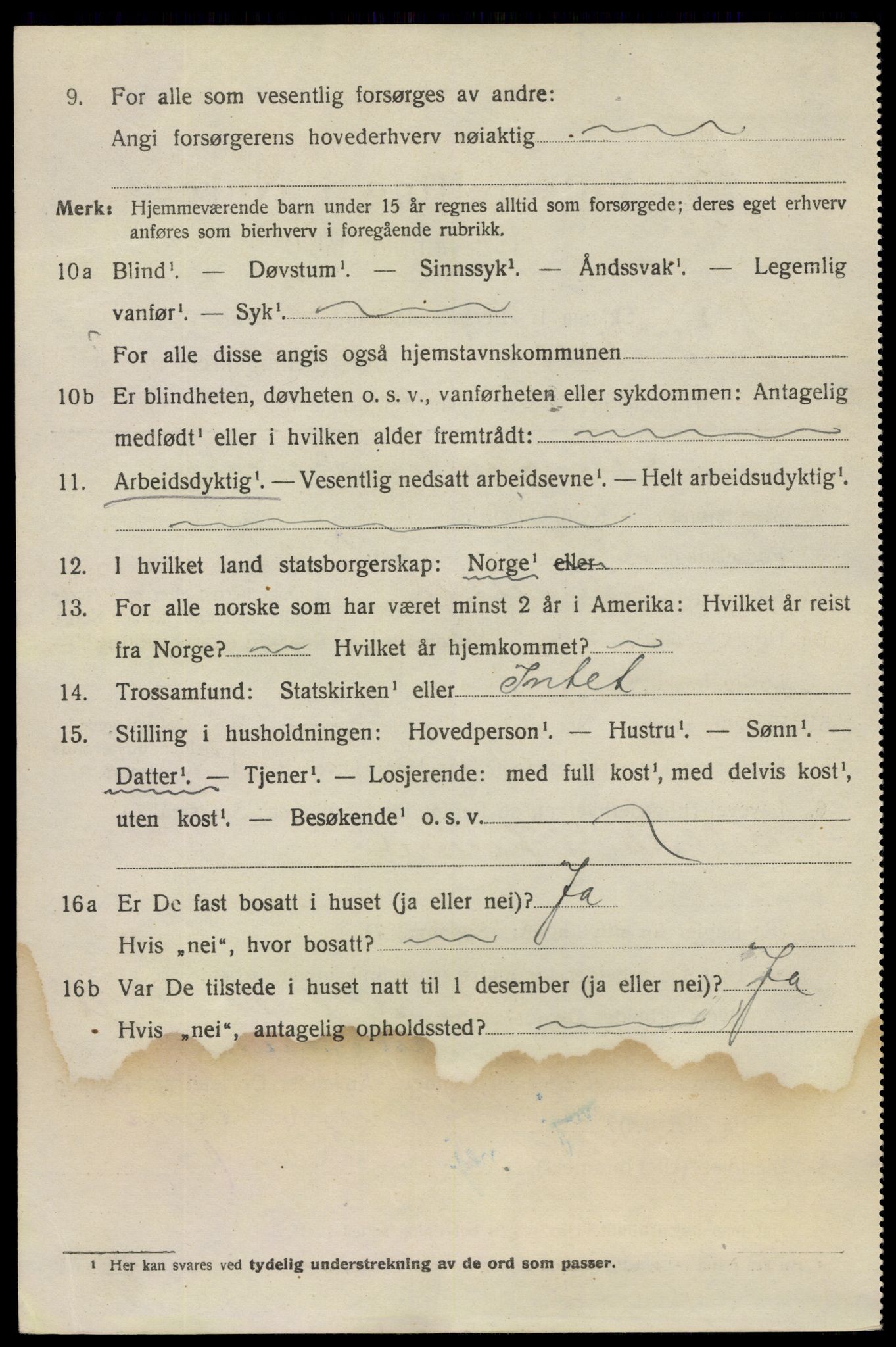 SAO, 1920 census for Fredrikstad, 1920, p. 24168