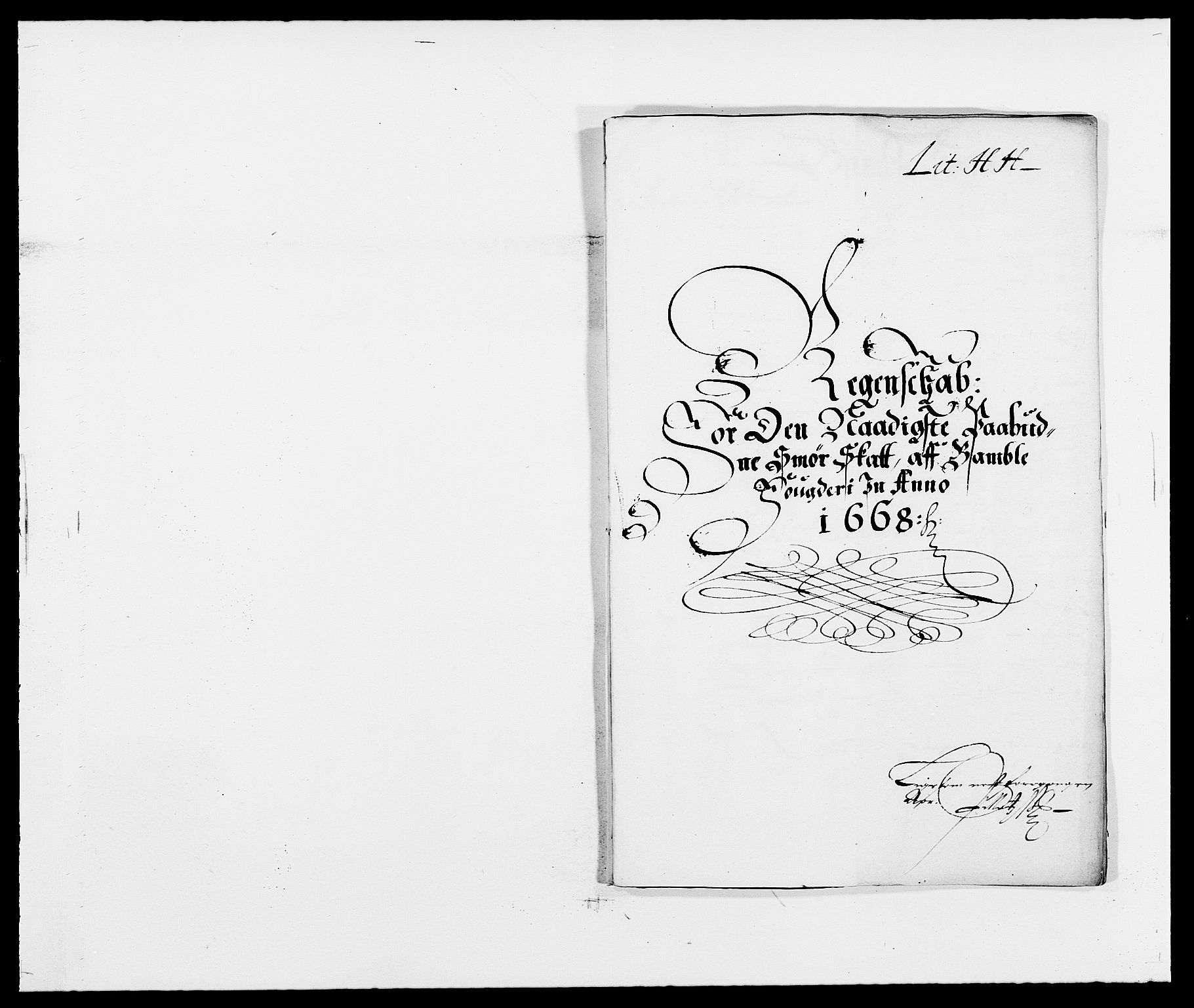 Rentekammeret inntil 1814, Reviderte regnskaper, Fogderegnskap, AV/RA-EA-4092/R34/L2040: Fogderegnskap Bamble, 1662-1669, p. 51