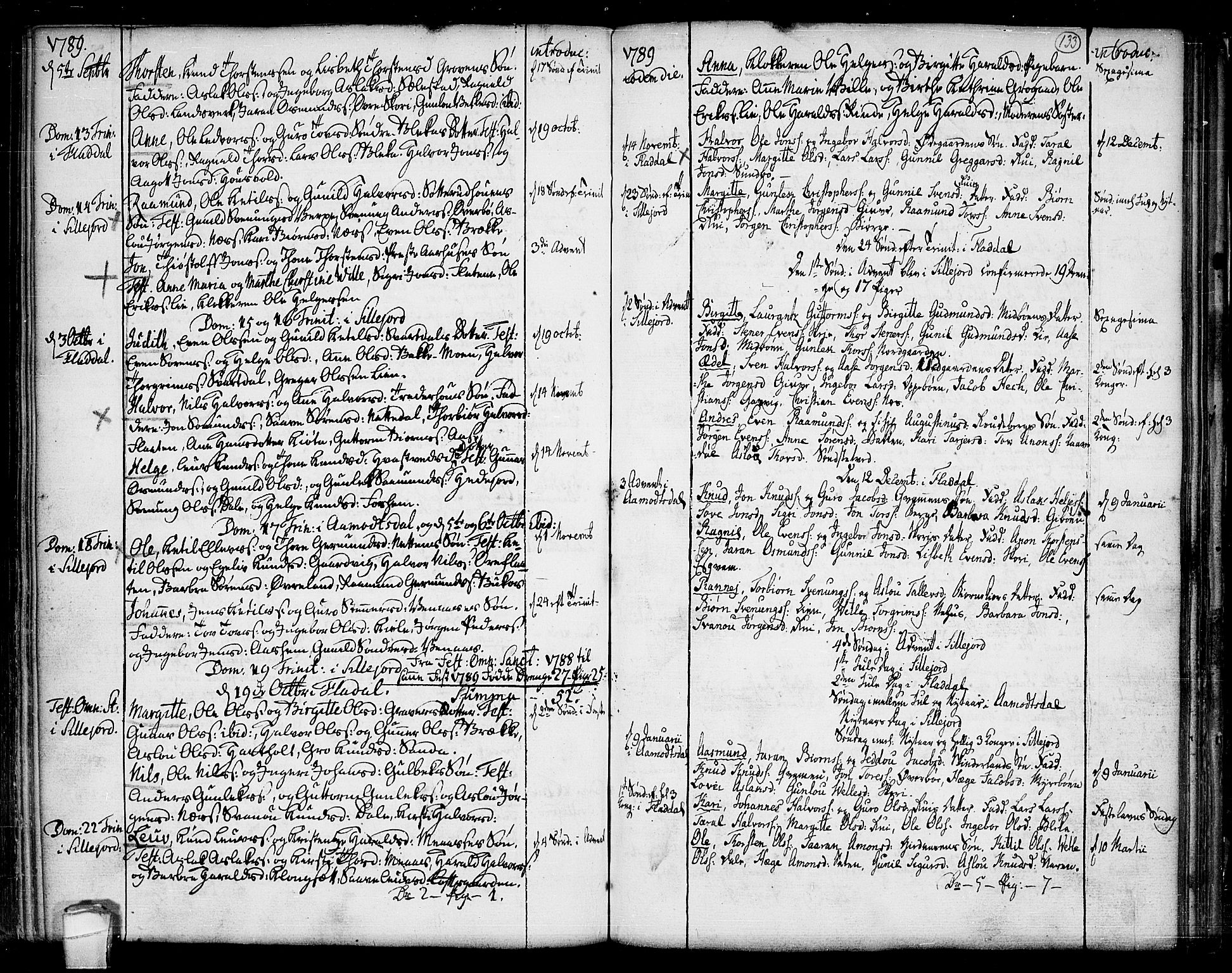 Seljord kirkebøker, SAKO/A-20/F/Fa/L0007: Parish register (official) no. I 7, 1755-1800, p. 133