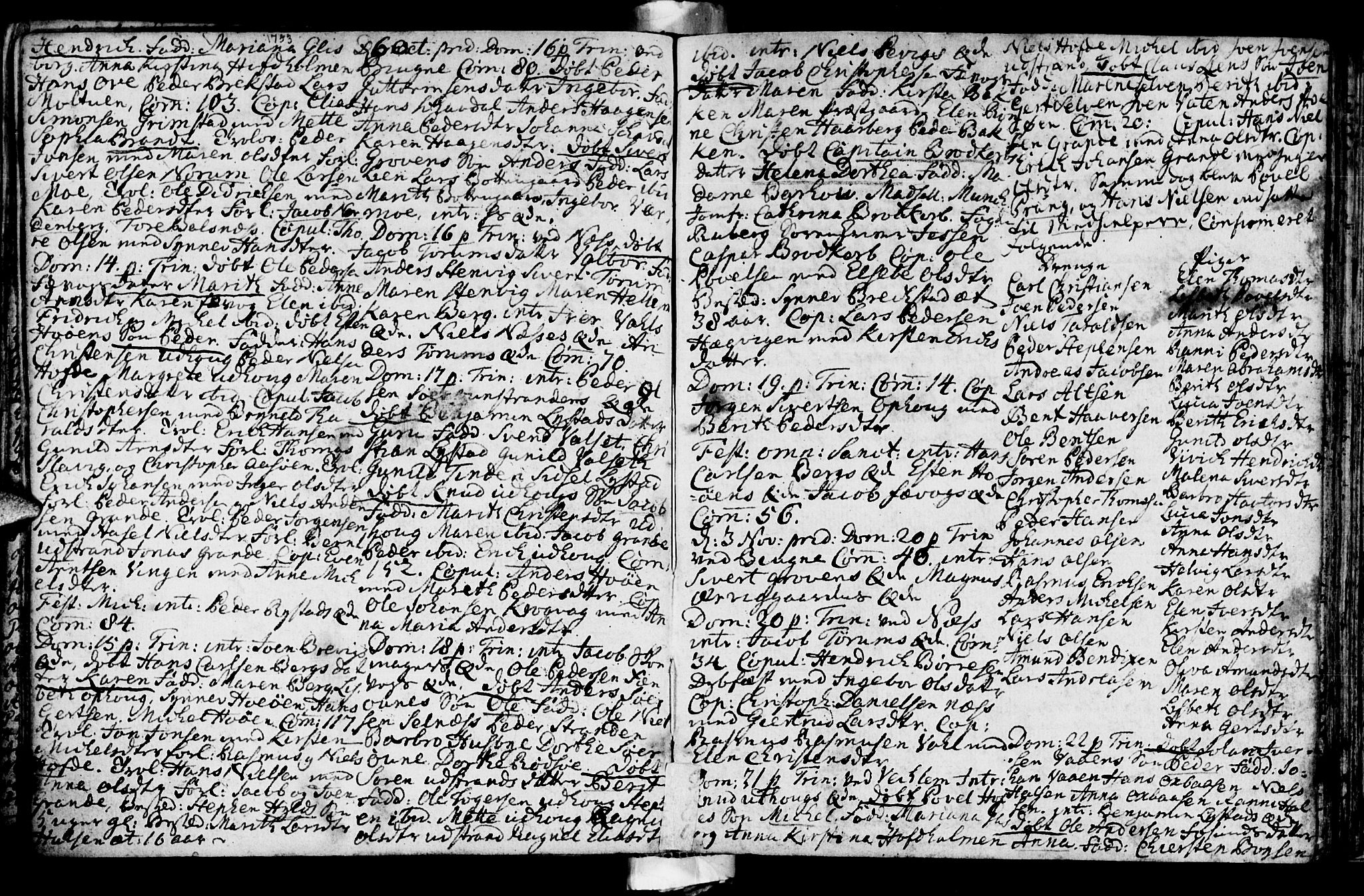 Ministerialprotokoller, klokkerbøker og fødselsregistre - Sør-Trøndelag, AV/SAT-A-1456/659/L0732: Parish register (official) no. 659A02, 1733-1761