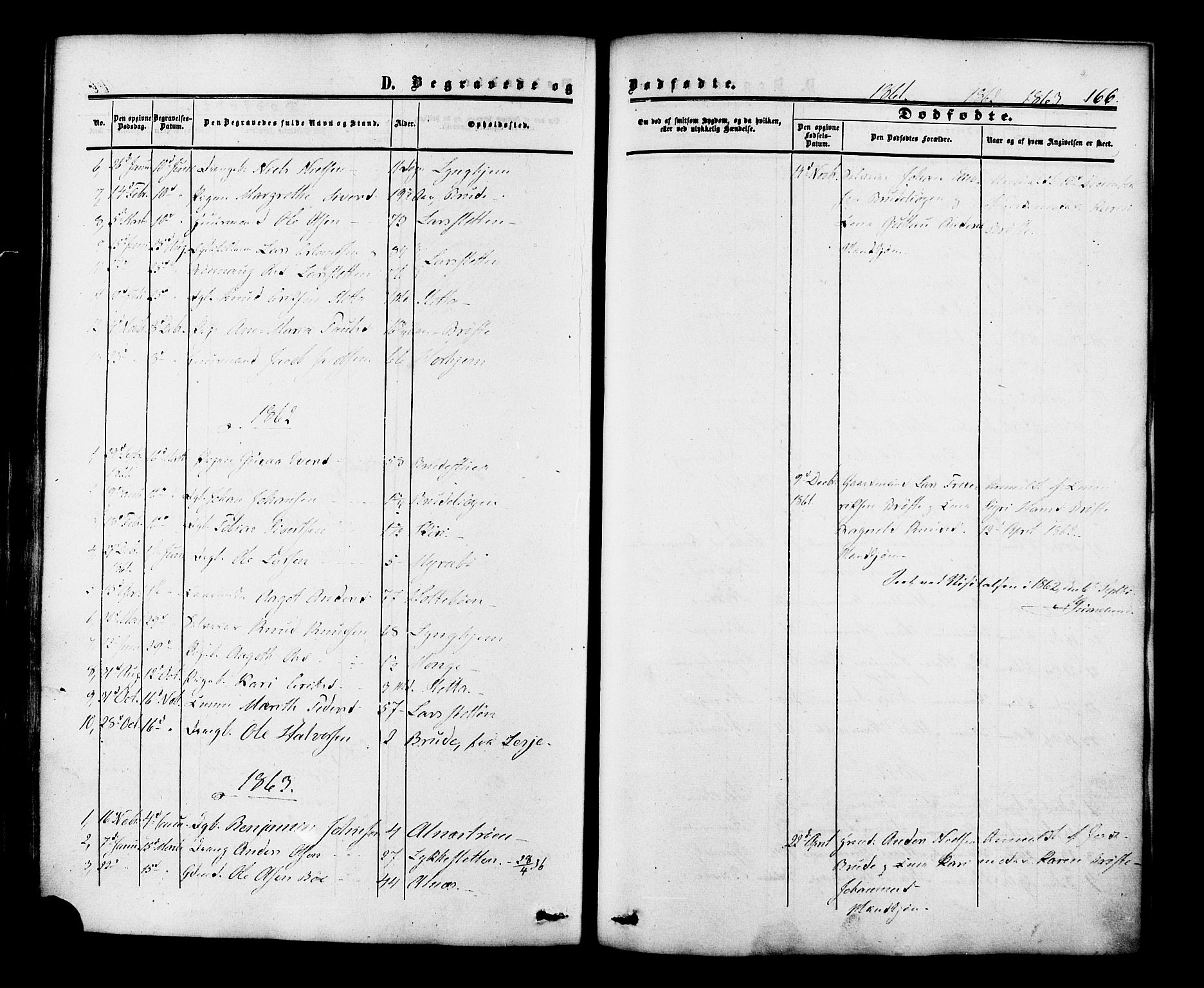 Ministerialprotokoller, klokkerbøker og fødselsregistre - Møre og Romsdal, AV/SAT-A-1454/546/L0594: Parish register (official) no. 546A02, 1854-1882, p. 166