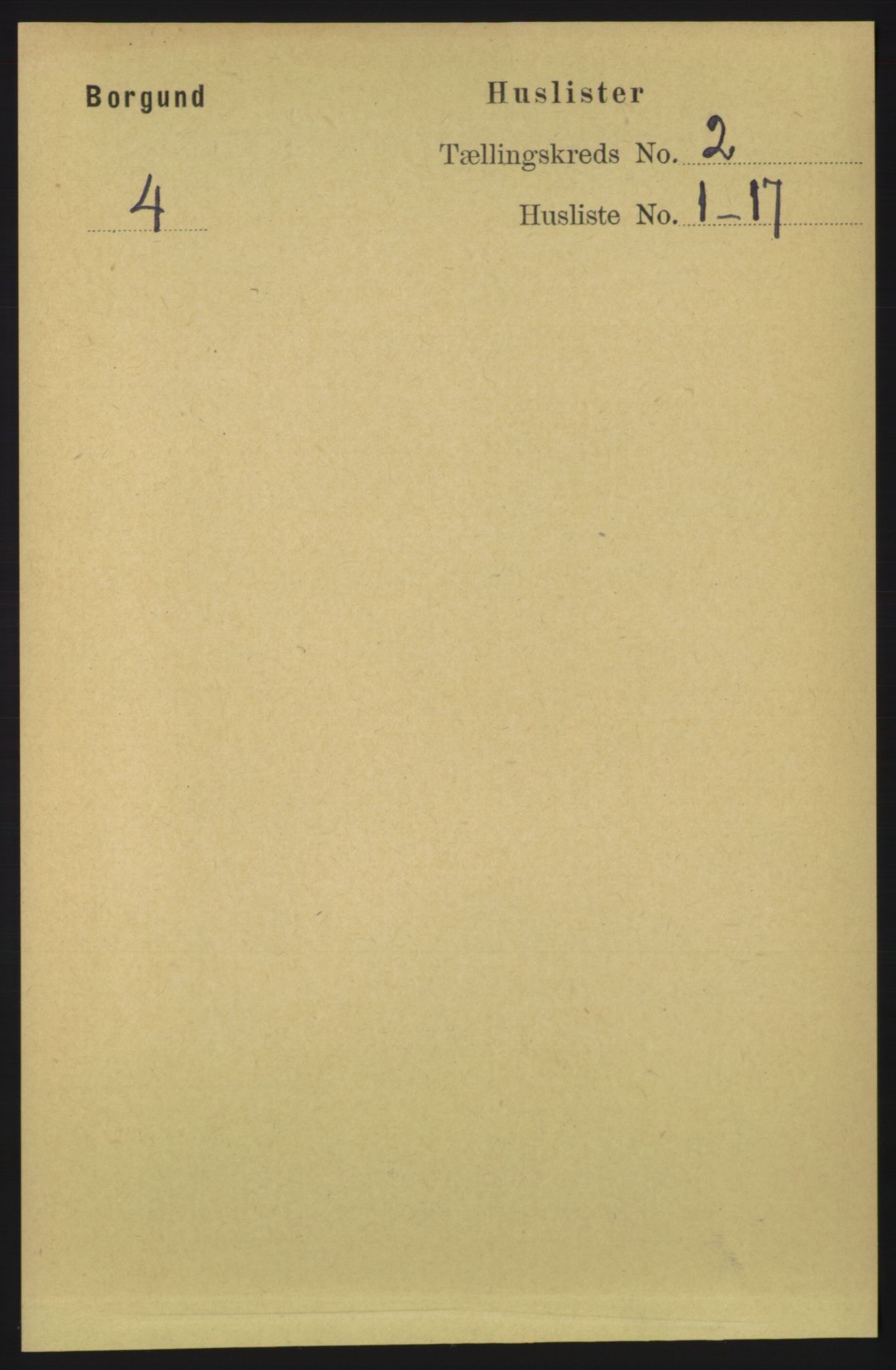 RA, 1891 census for 1531 Borgund, 1891, p. 431