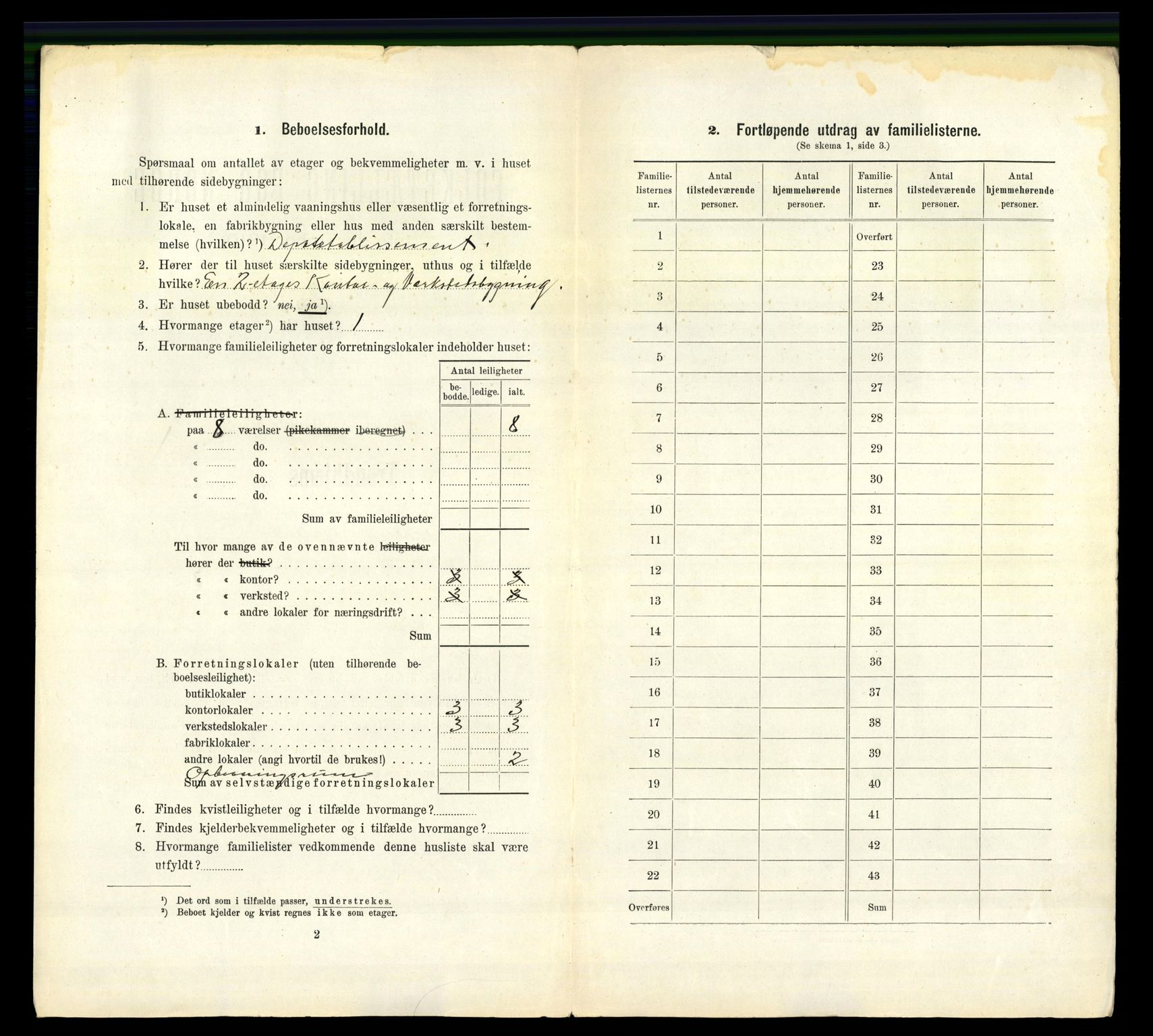 RA, 1910 census for Trondheim, 1910, p. 7130