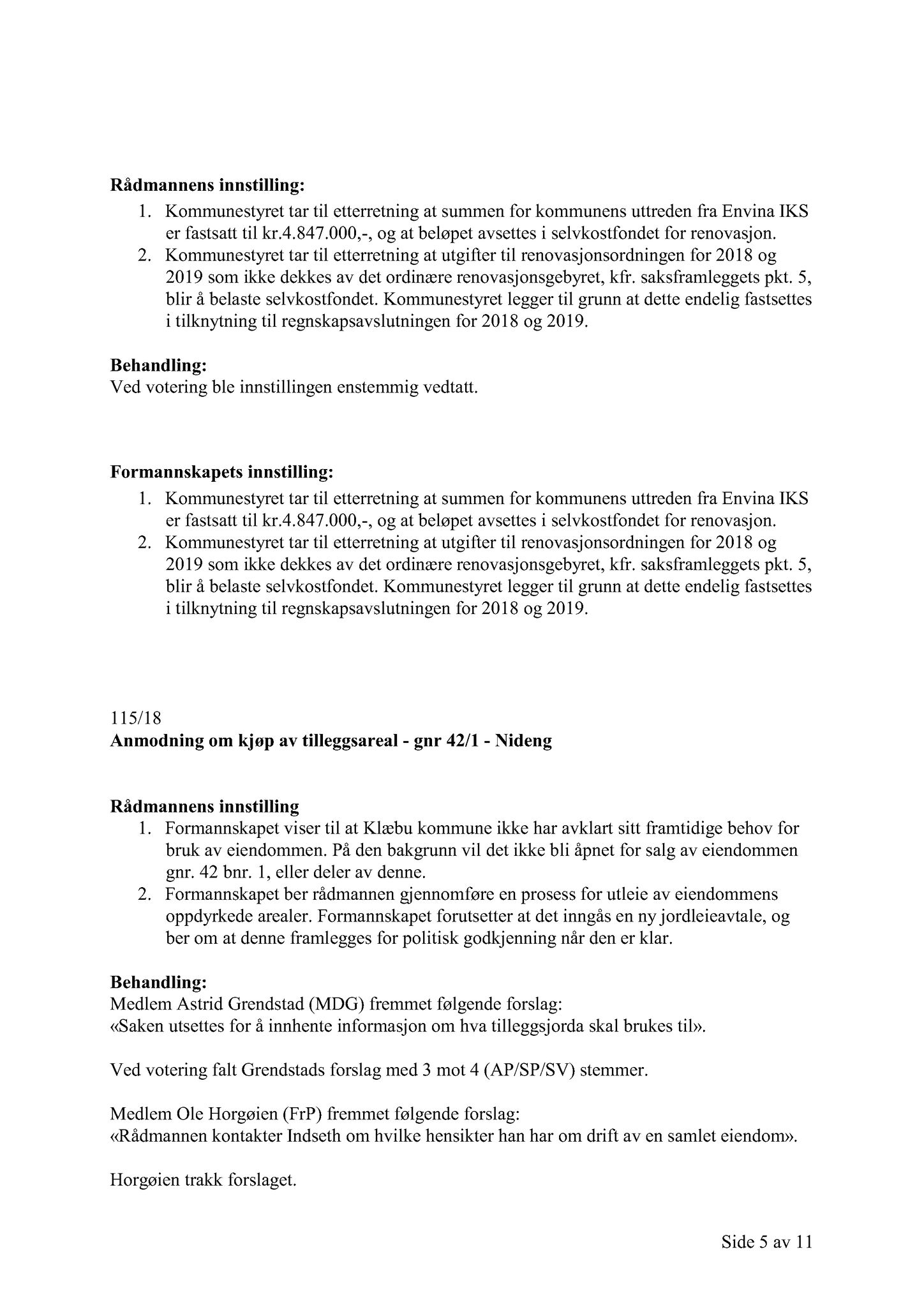 Klæbu Kommune, TRKO/KK/02-FS/L011: Formannsskapet - Møtedokumenter, 2018, p. 3153