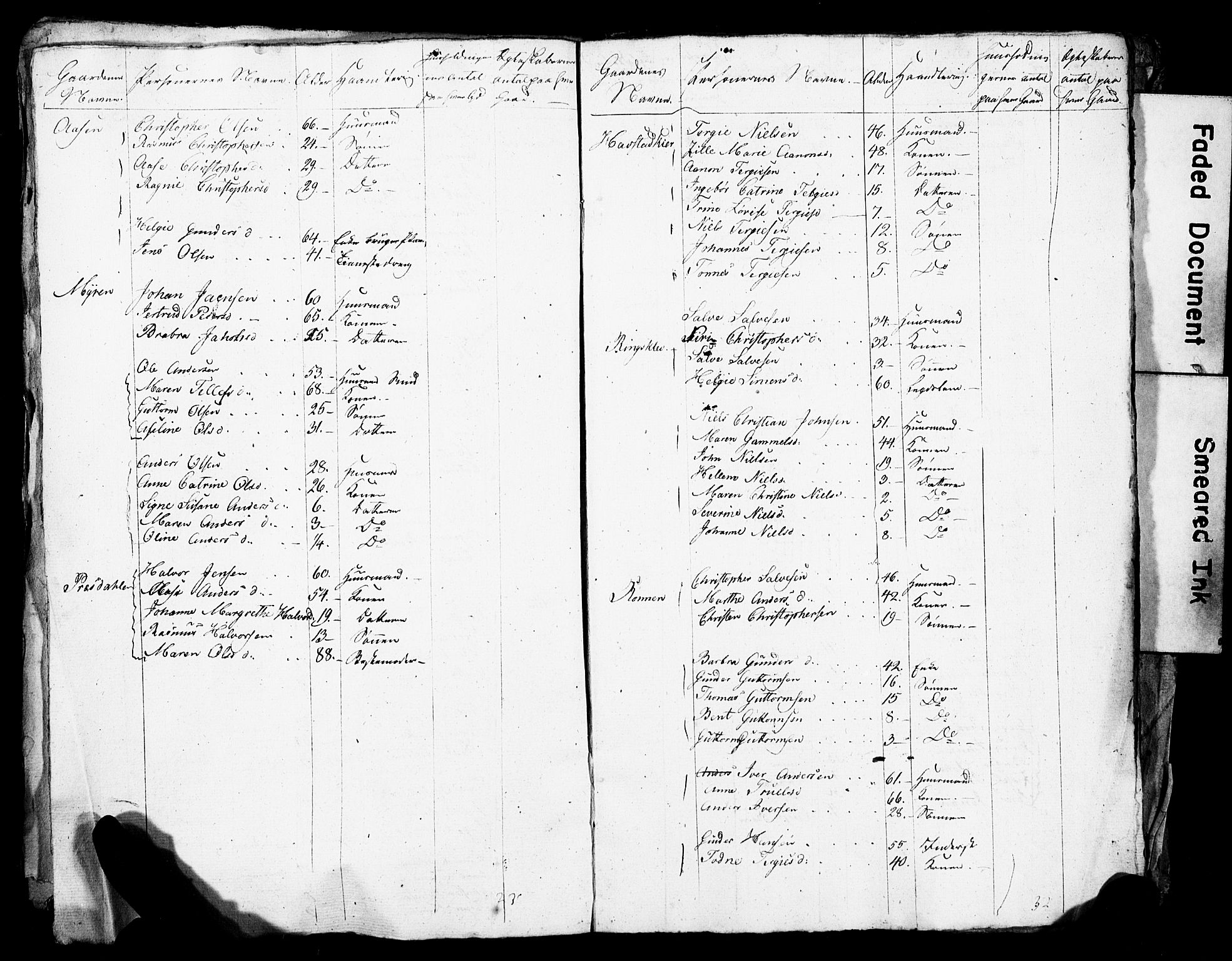 SAK, Census 1825 for Homedal/Landvik and Eide, 1825, p. 21