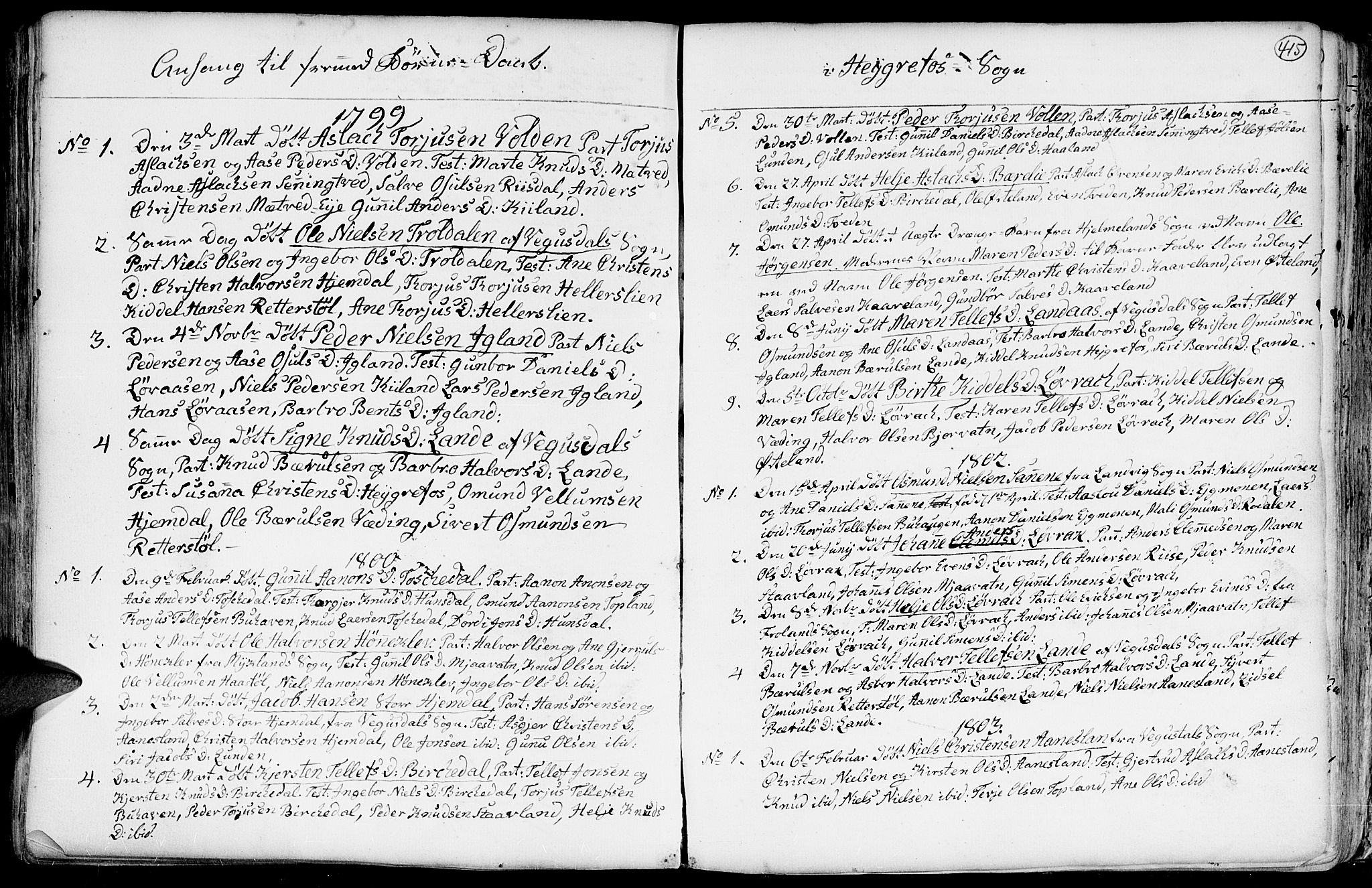 Hommedal sokneprestkontor, SAK/1111-0023/F/Fa/Fab/L0002: Parish register (official) no. A 2 /3, 1740-1821, p. 415
