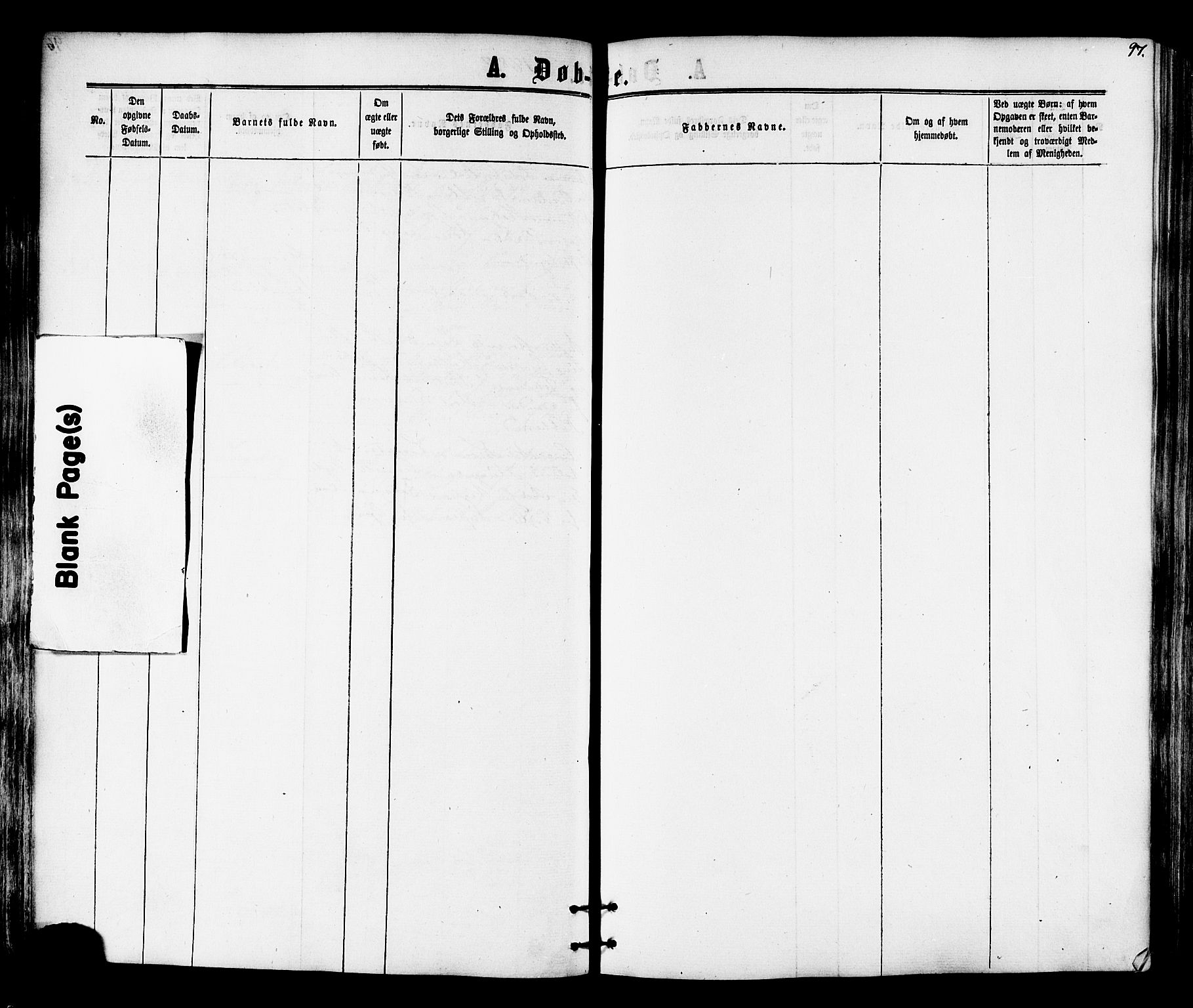 Ministerialprotokoller, klokkerbøker og fødselsregistre - Nord-Trøndelag, SAT/A-1458/701/L0009: Parish register (official) no. 701A09 /1, 1864-1882, p. 97