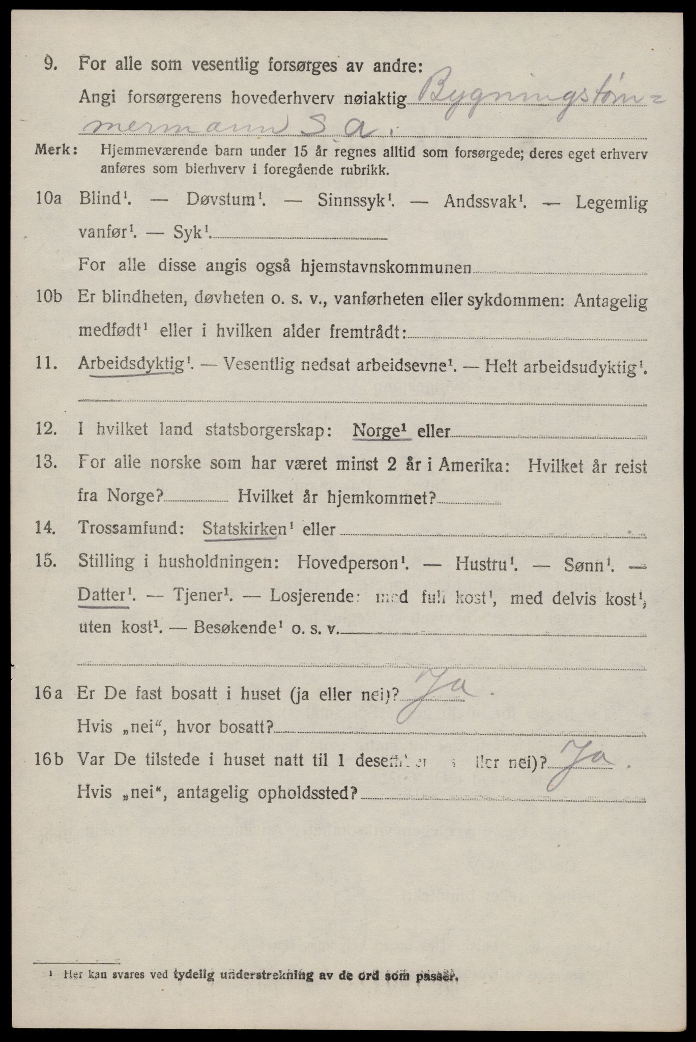 SAST, 1920 census for Skåre, 1920, p. 7849