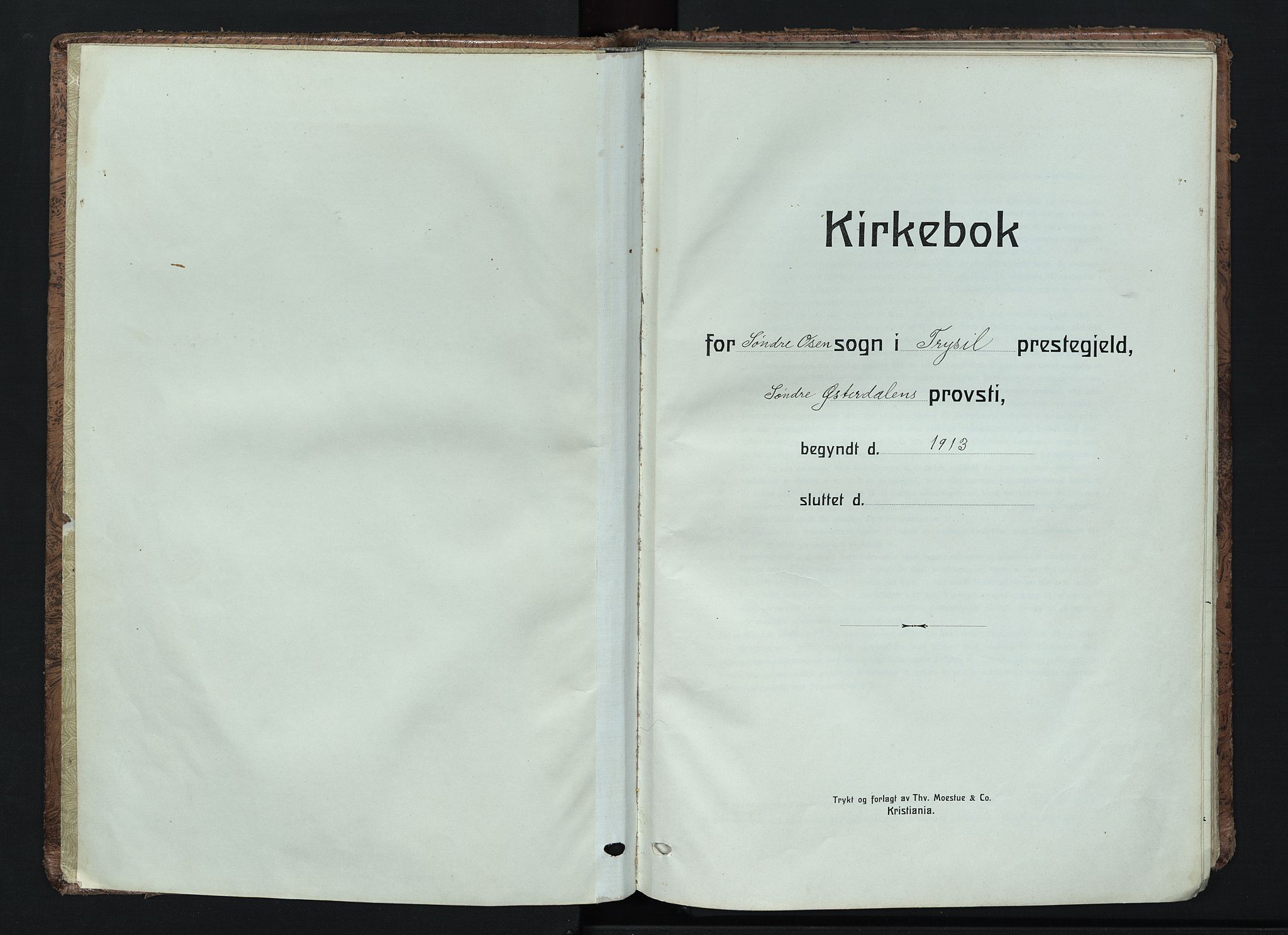 Trysil prestekontor, AV/SAH-PREST-046/H/Ha/Haa/L0016: Parish register (official) no. 16, 1913-1946