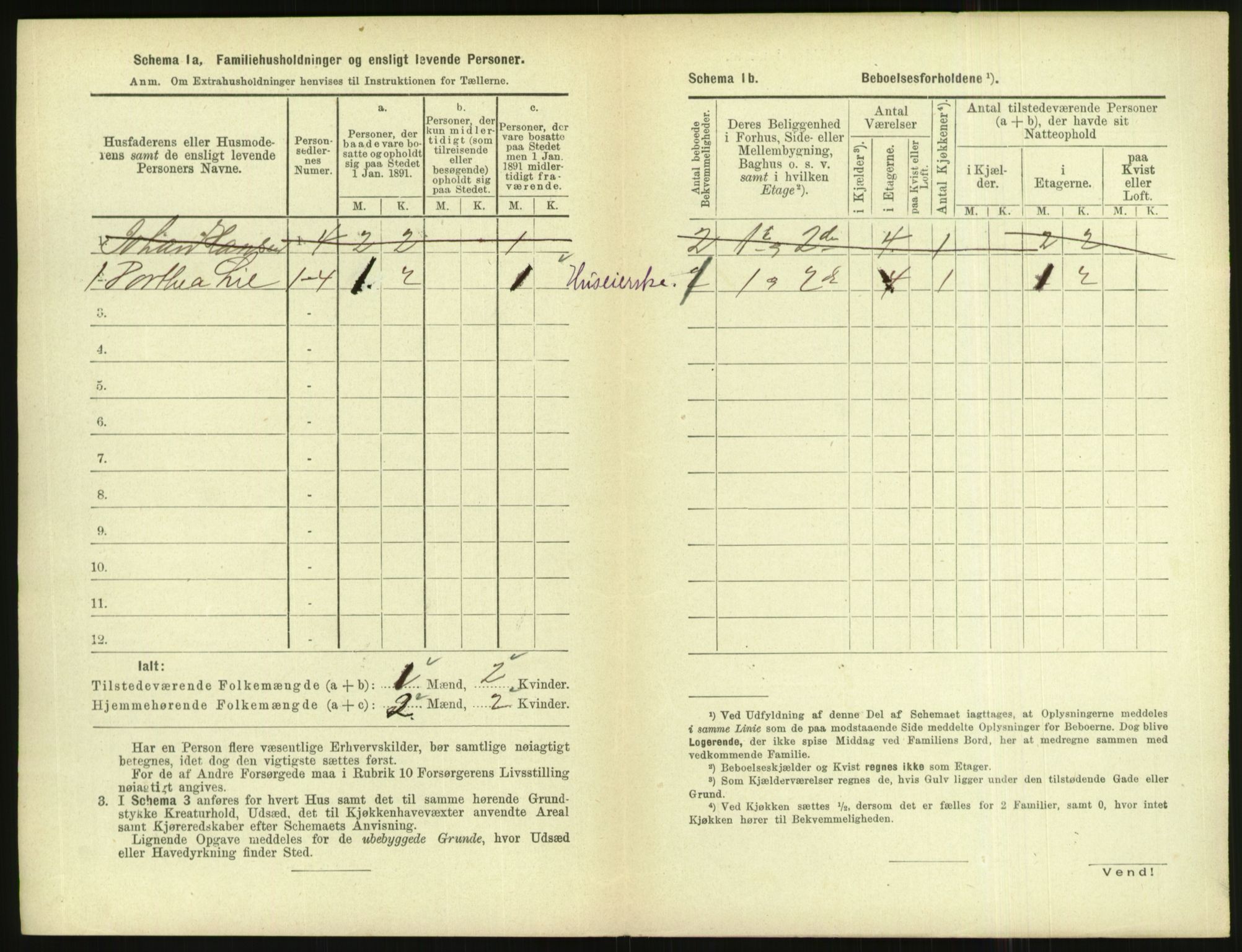 RA, 1891 census for 1004 Flekkefjord, 1891, p. 411