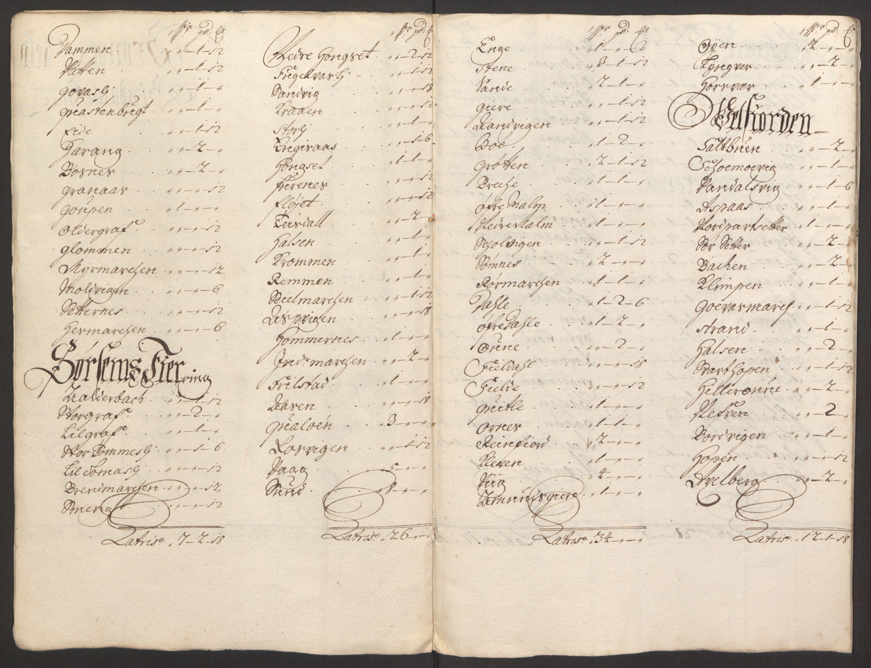 Rentekammeret inntil 1814, Reviderte regnskaper, Fogderegnskap, AV/RA-EA-4092/R65/L4505: Fogderegnskap Helgeland, 1693-1696, p. 357