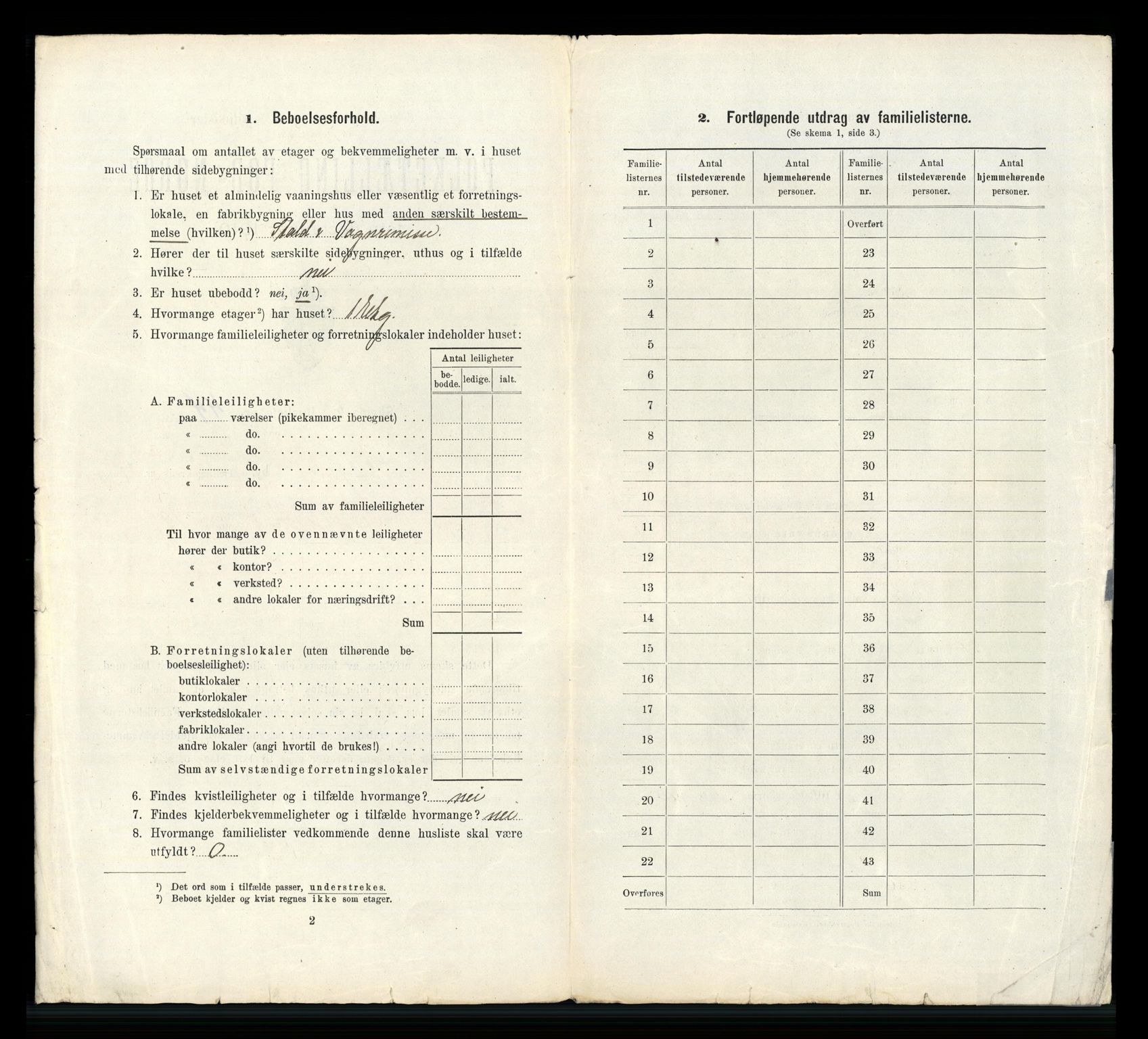 RA, 1910 census for Bergen, 1910, p. 2260