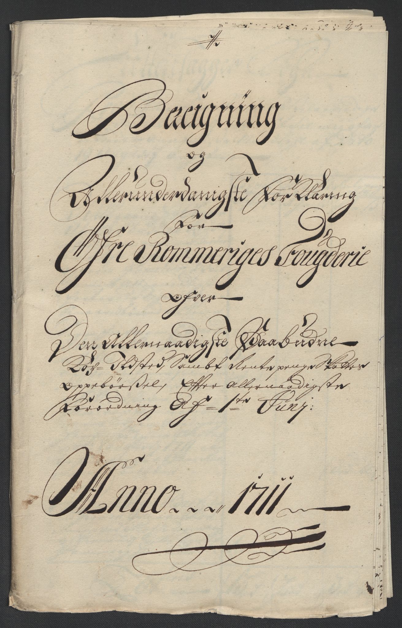 Rentekammeret inntil 1814, Reviderte regnskaper, Fogderegnskap, AV/RA-EA-4092/R12/L0720: Fogderegnskap Øvre Romerike, 1710-1711, p. 439