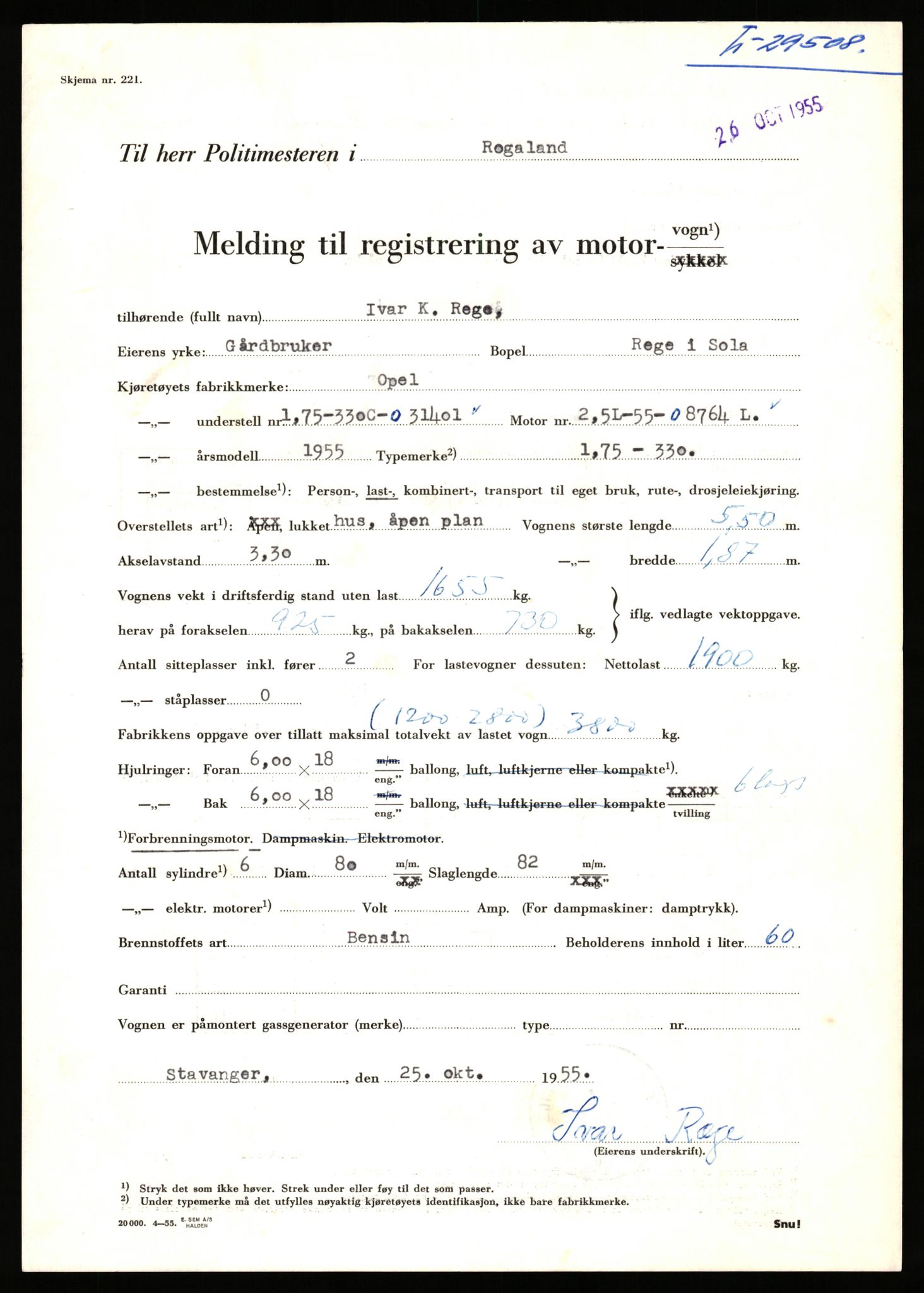 Stavanger trafikkstasjon, AV/SAST-A-101942/0/F/L0048: L-29100 - L-29899, 1930-1971, p. 1115