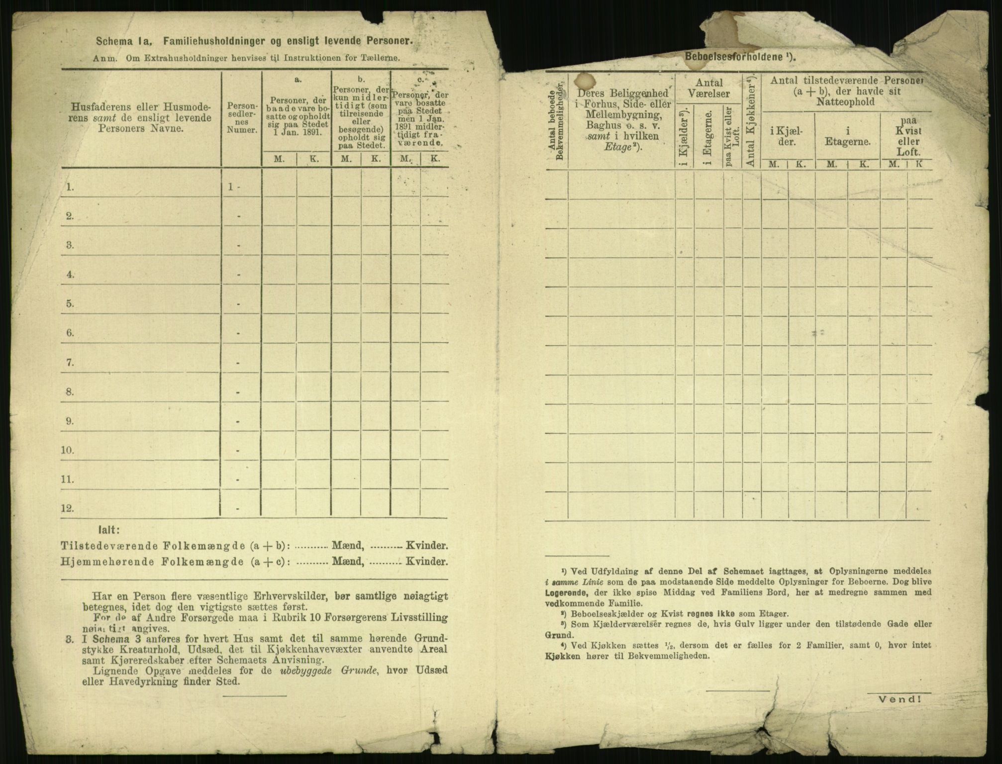 RA, 1891 census for 0804 Brevik, 1891, p. 804