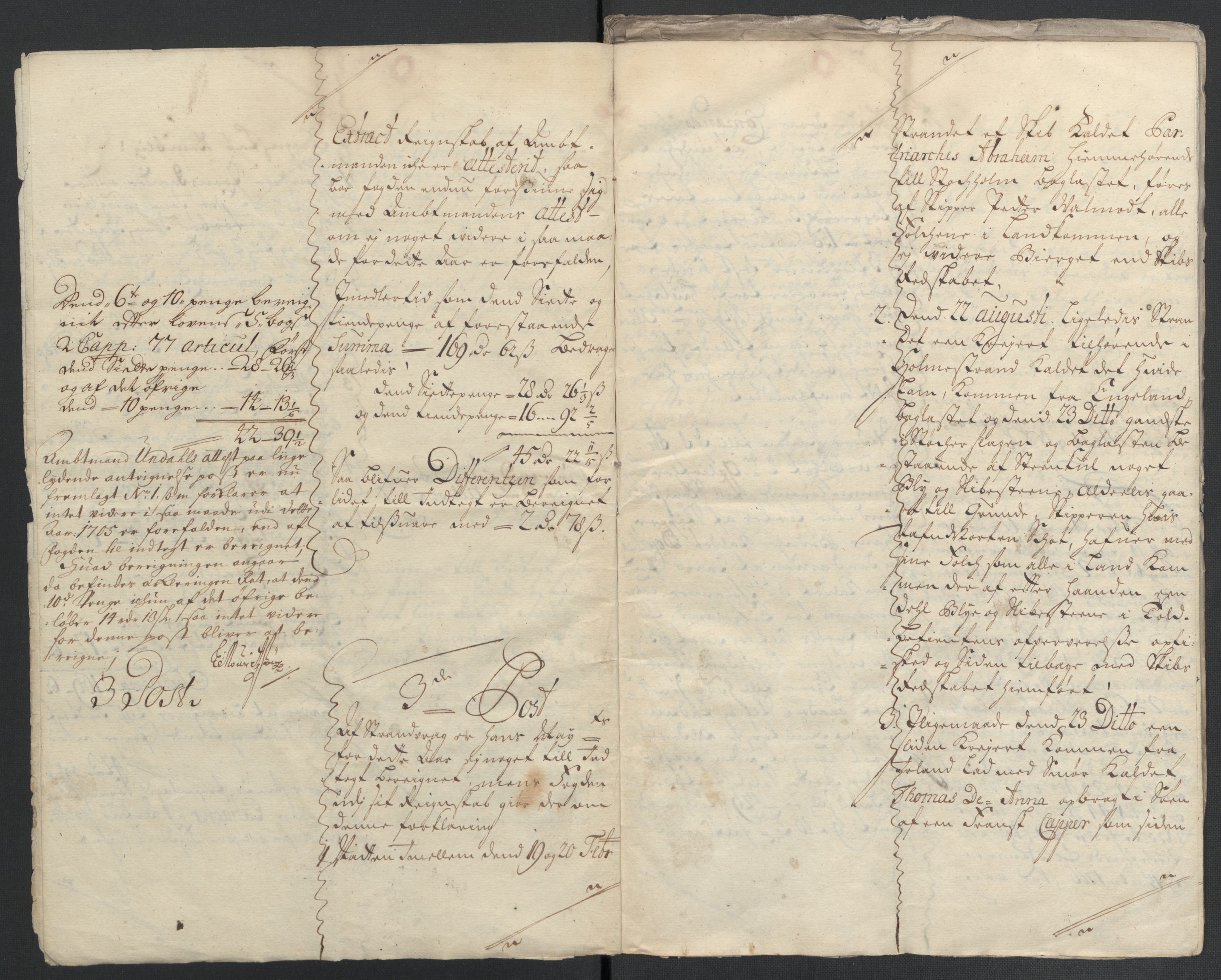 Rentekammeret inntil 1814, Reviderte regnskaper, Fogderegnskap, AV/RA-EA-4092/R43/L2551: Fogderegnskap Lista og Mandal, 1705-1709, p. 133