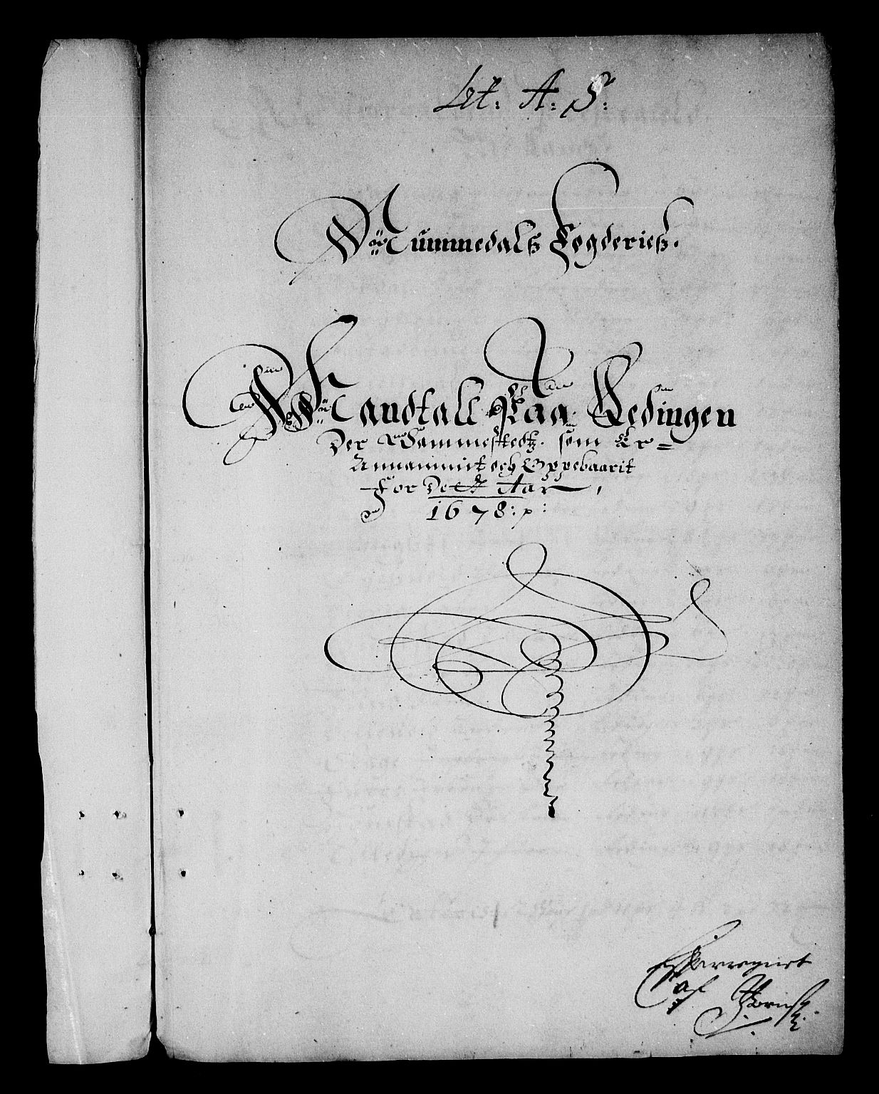 Rentekammeret inntil 1814, Reviderte regnskaper, Stiftamtstueregnskaper, Trondheim stiftamt og Nordland amt, AV/RA-EA-6044/R/Re/L0052: Trondheim stiftamt og Nordland amt, 1678